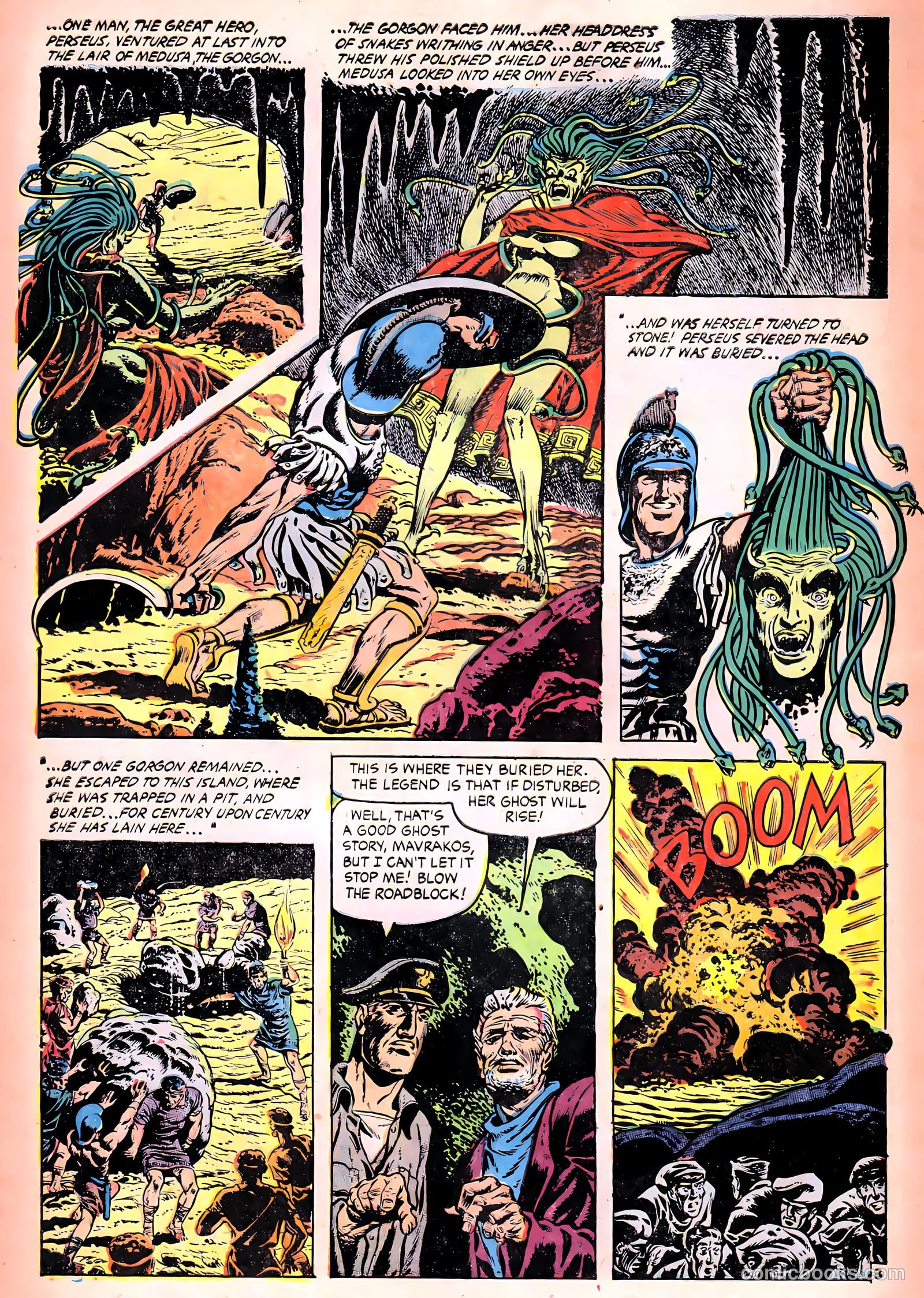 Ghost Comics #10 (1954, Fiction House) — page 6 of 36