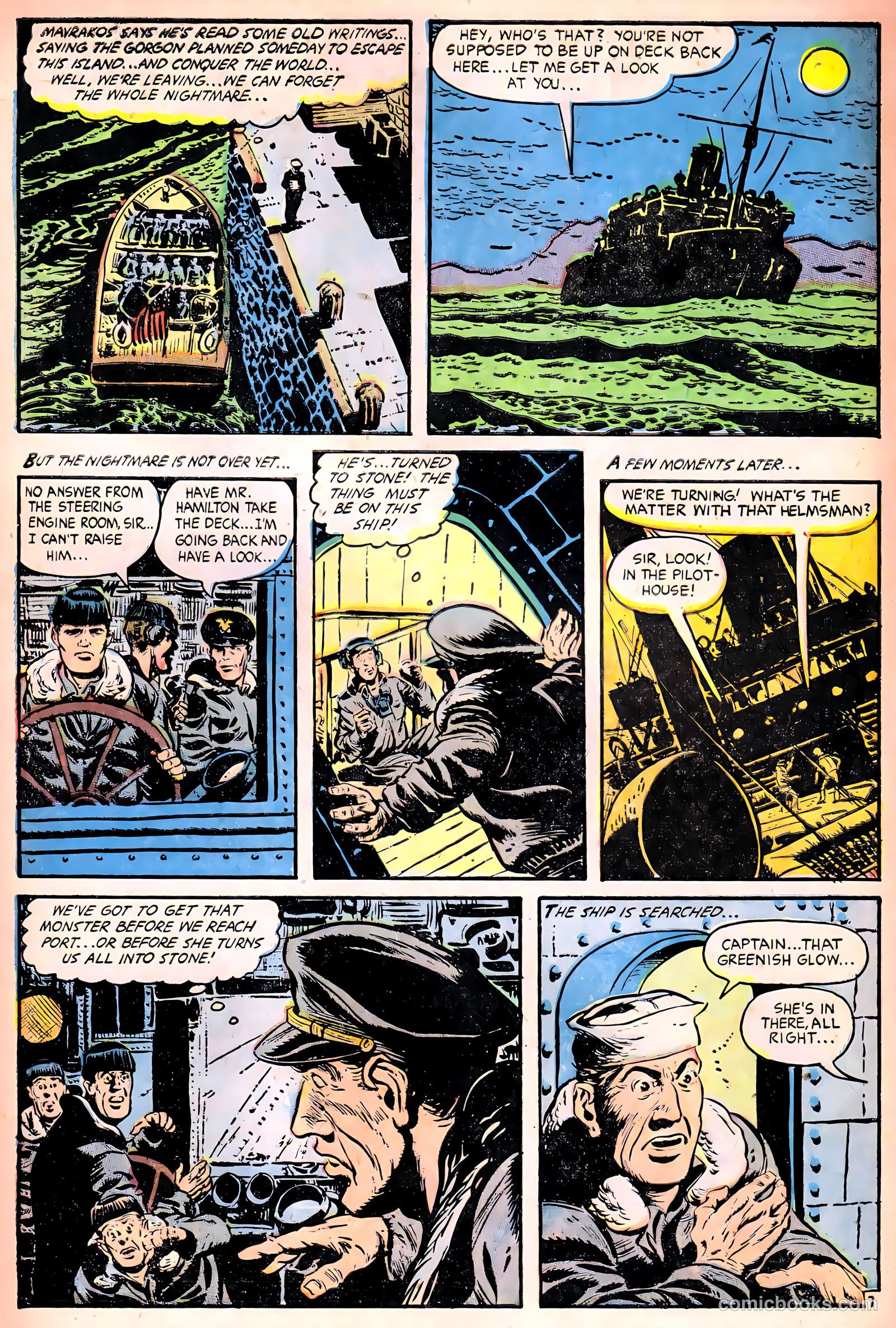 Ghost Comics #10 (1954, Fiction House) — page 10 of 36