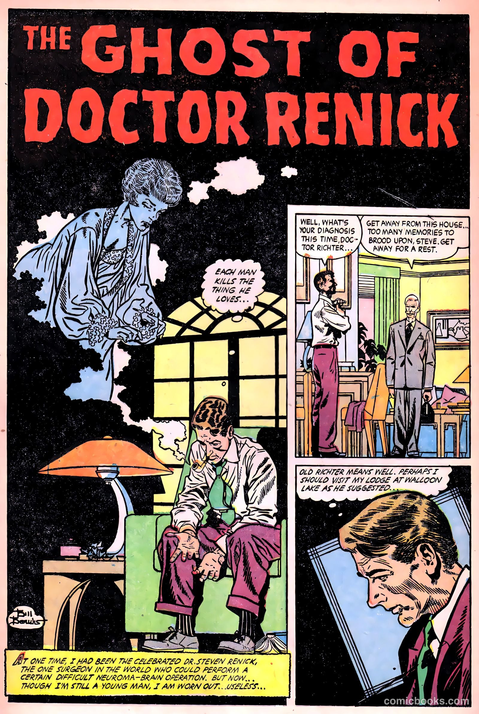 Ghost Comics #10 (1954, Fiction House) — page 12 of 36