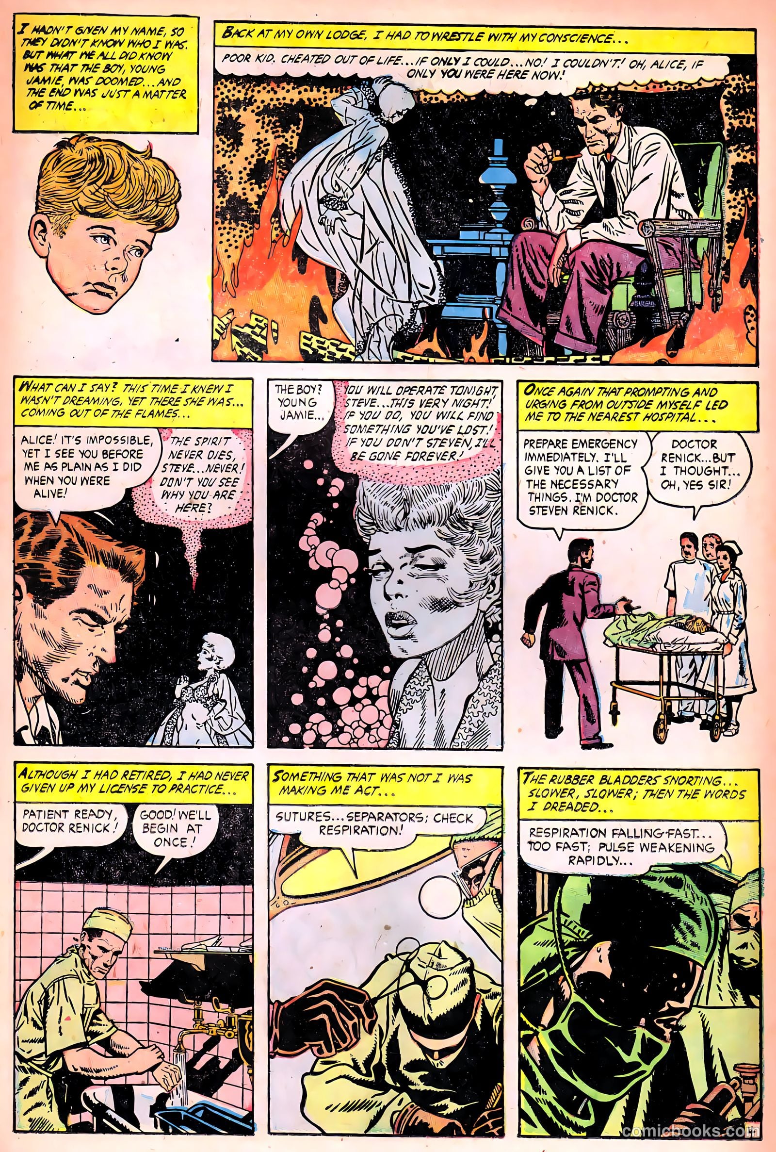 Ghost Comics #10 (1954, Fiction House) — page 15 of 36