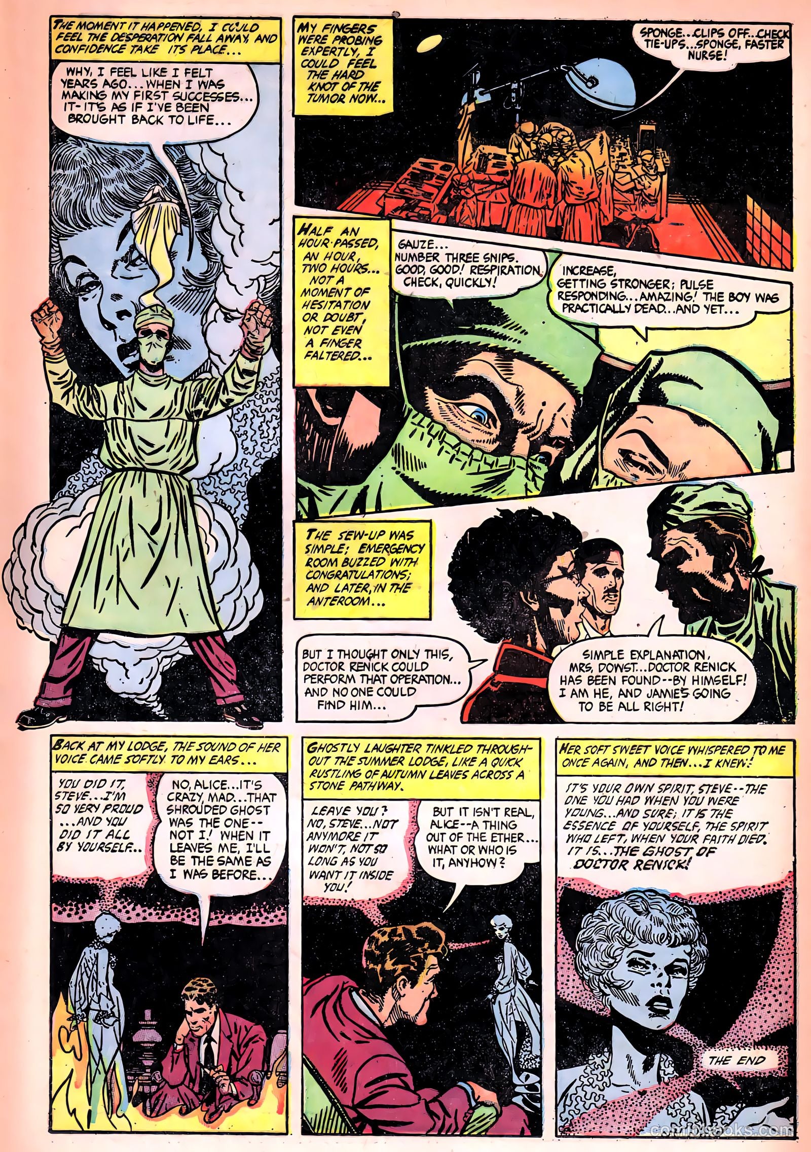Ghost Comics #10 (1954, Fiction House) — page 17 of 36