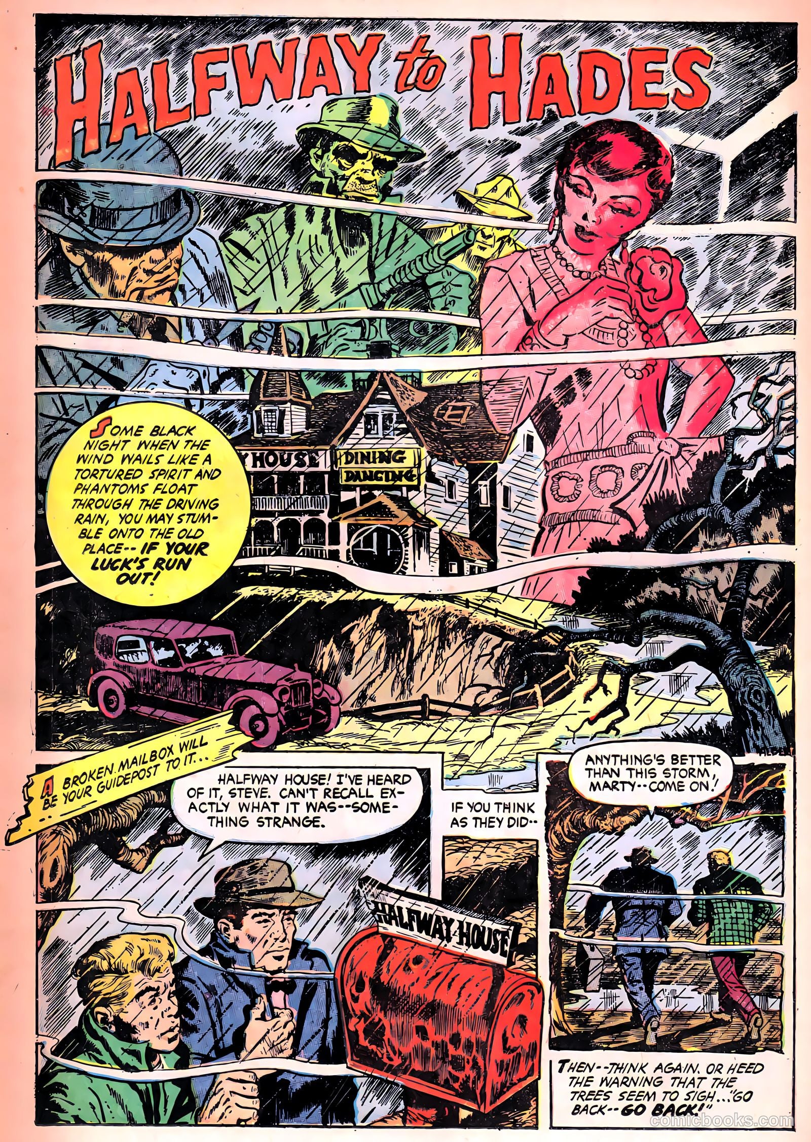 Ghost Comics #10 (1954, Fiction House) — page 20 of 36