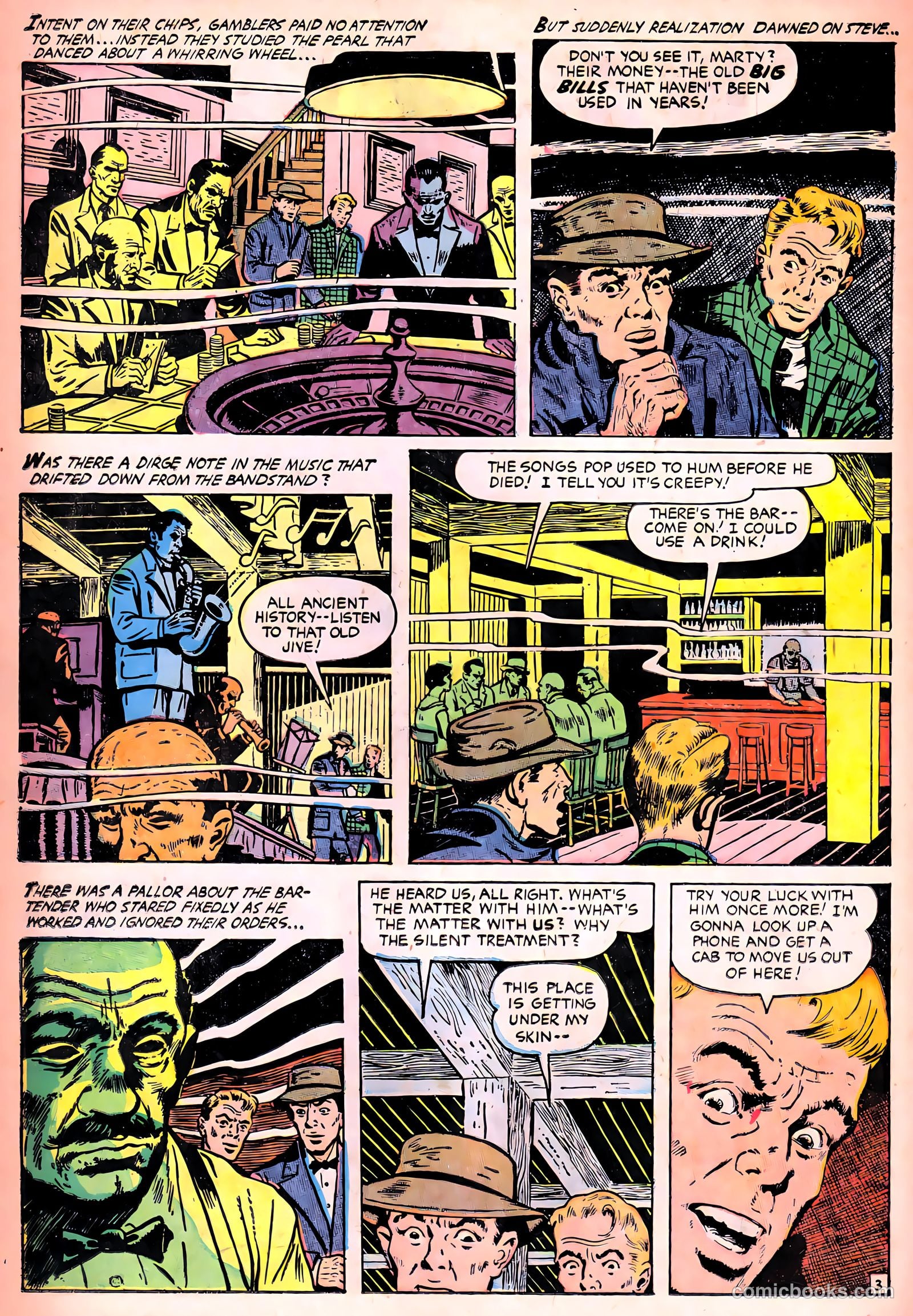 Ghost Comics #10 (1954, Fiction House) — page 22 of 36