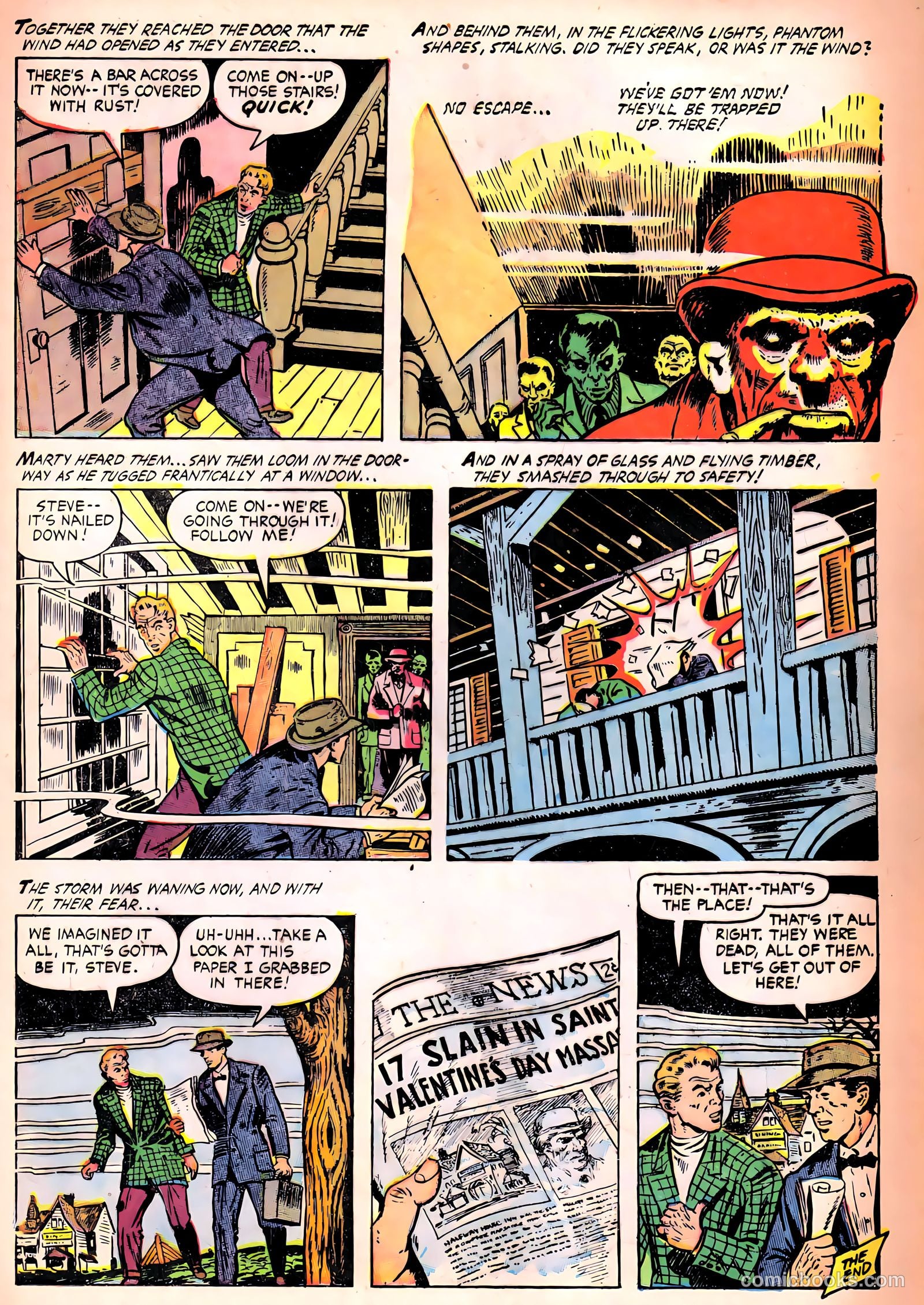 Ghost Comics #10 (1954, Fiction House) — page 25 of 36