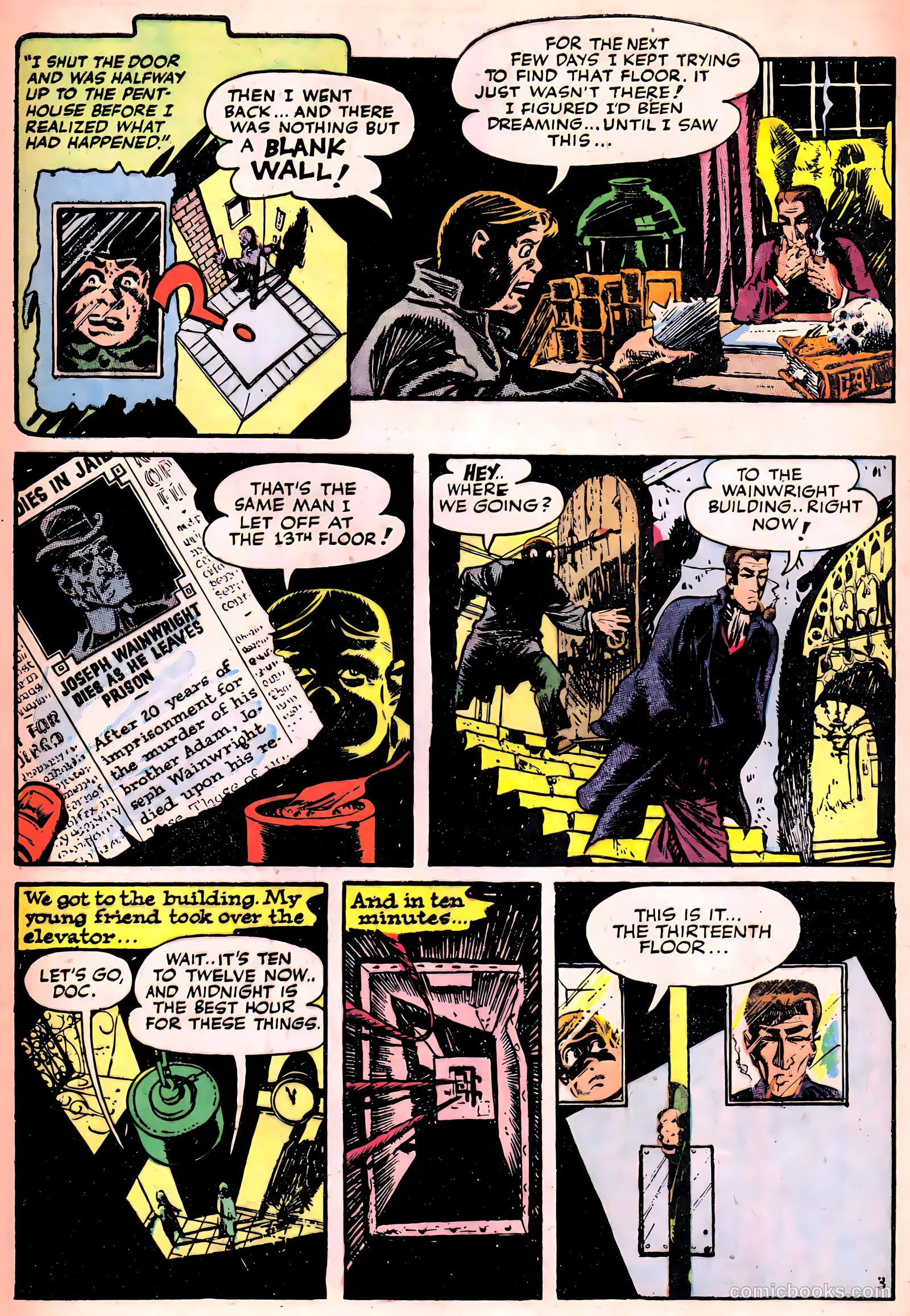 Ghost Comics #10 (1954, Fiction House) — page 28 of 36