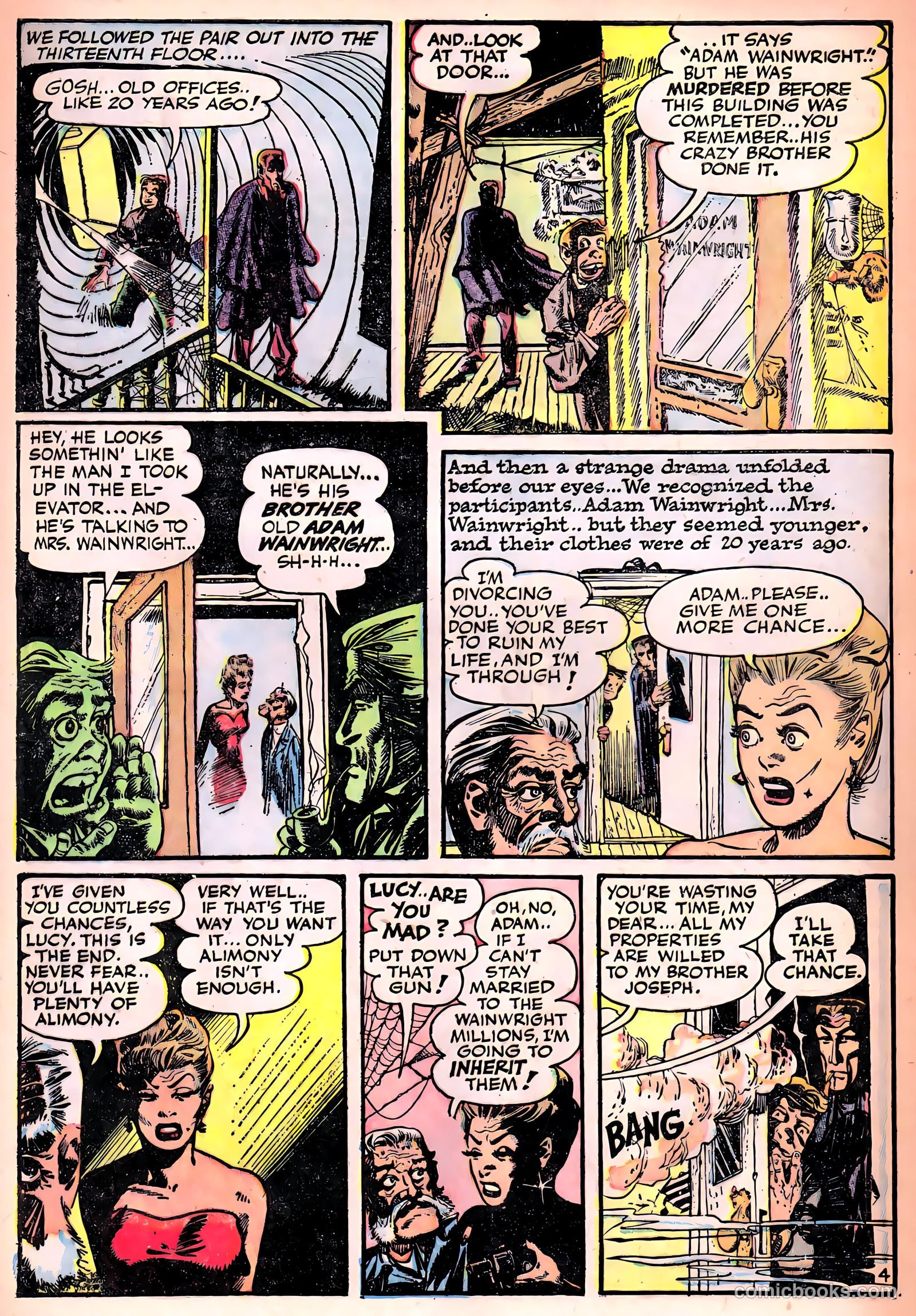 Ghost Comics #10 (1954, Fiction House) — page 29 of 36