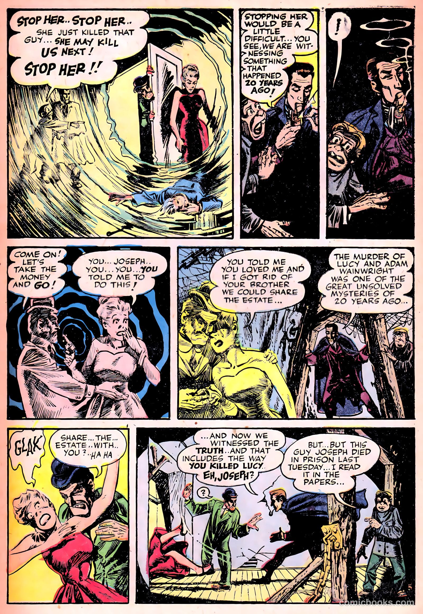 Ghost Comics #10 (1954, Fiction House) — page 30 of 36