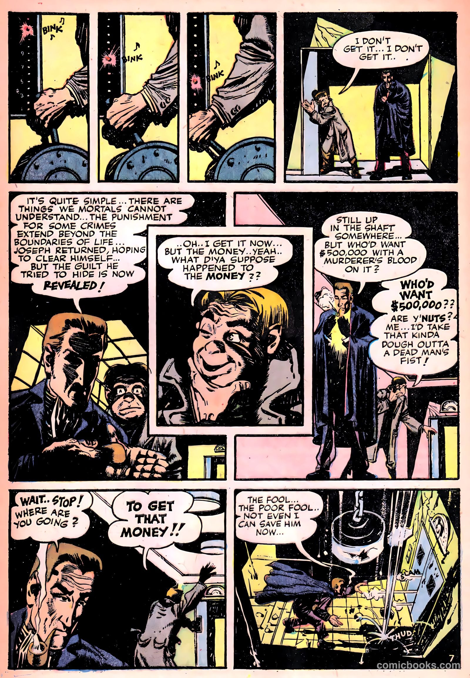 Ghost Comics #10 (1954, Fiction House) — page 32 of 36