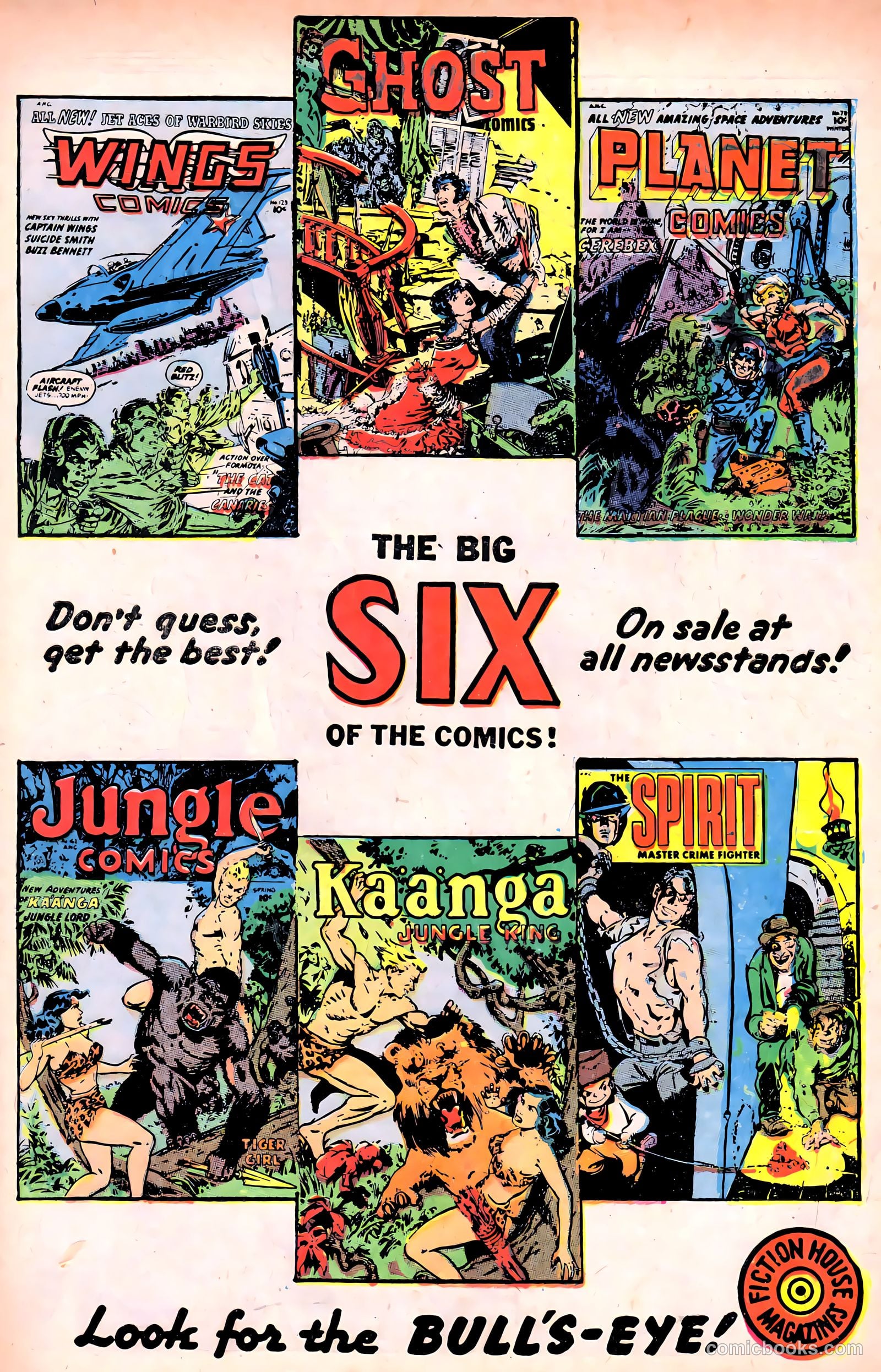 Ghost Comics #11 (1954, Fiction House) — page 3 of 36