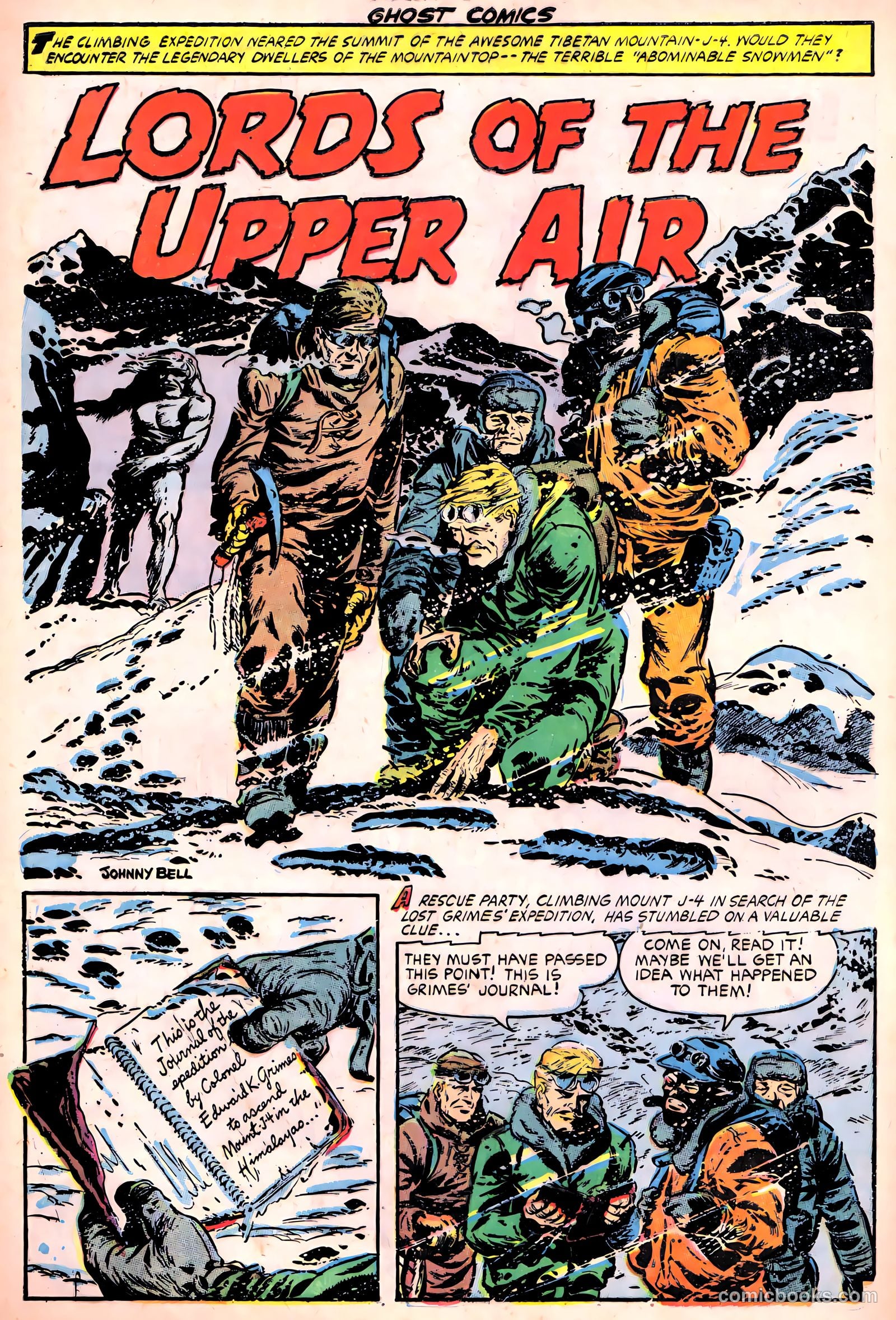 Ghost Comics #11 (1954, Fiction House) — page 4 of 36