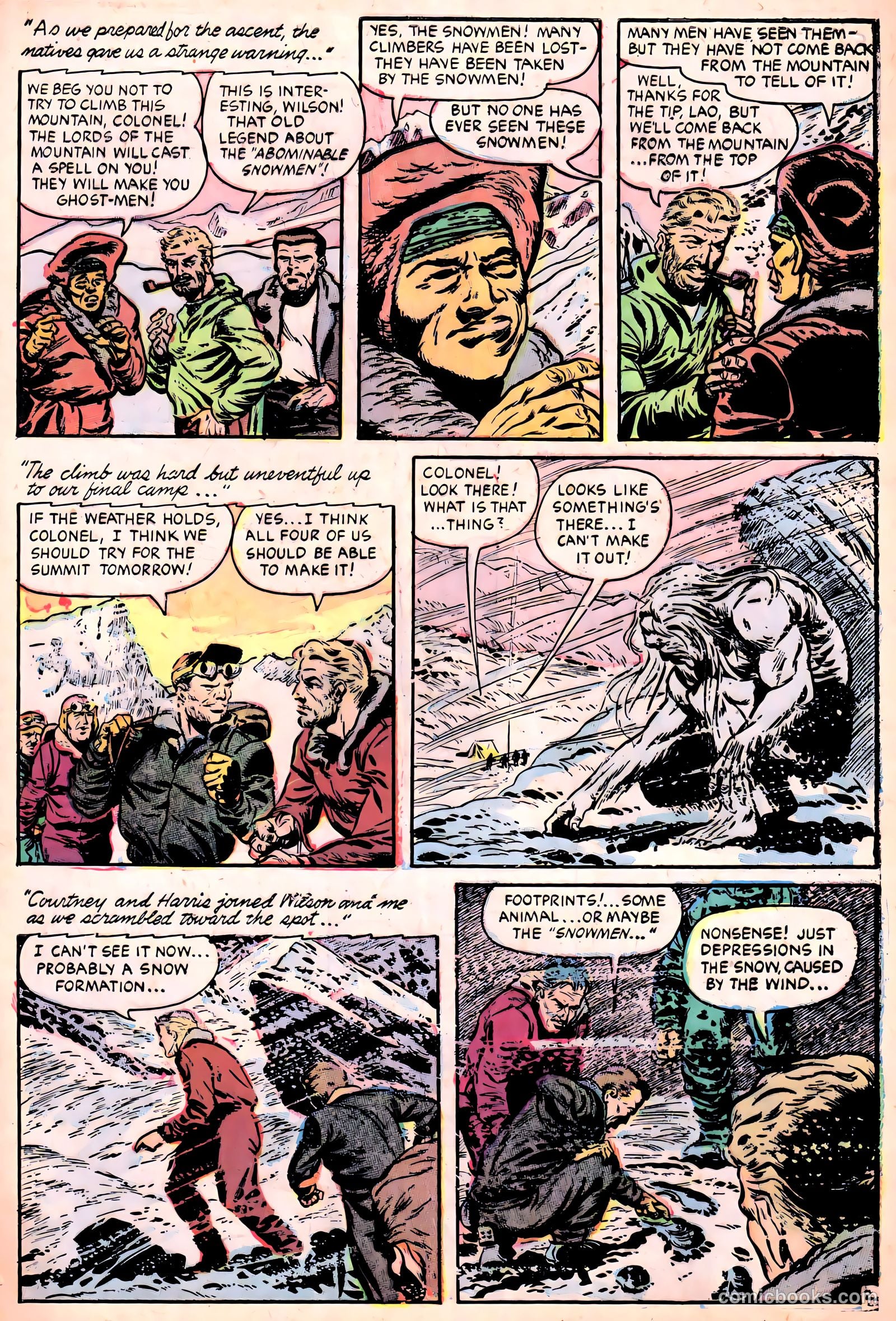 Ghost Comics #11 (1954, Fiction House) — page 5 of 36