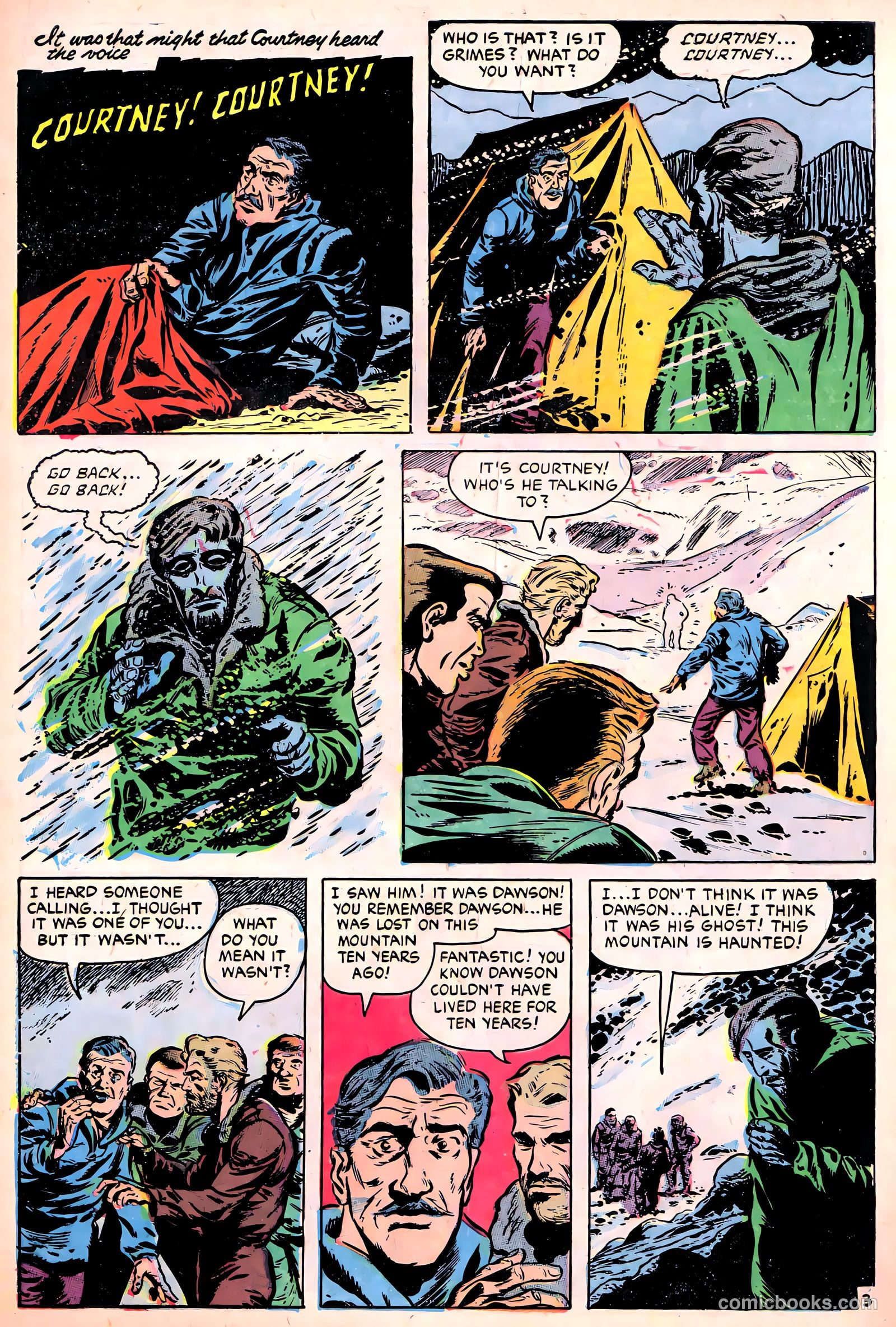 Ghost Comics #11 (1954, Fiction House) — page 6 of 36
