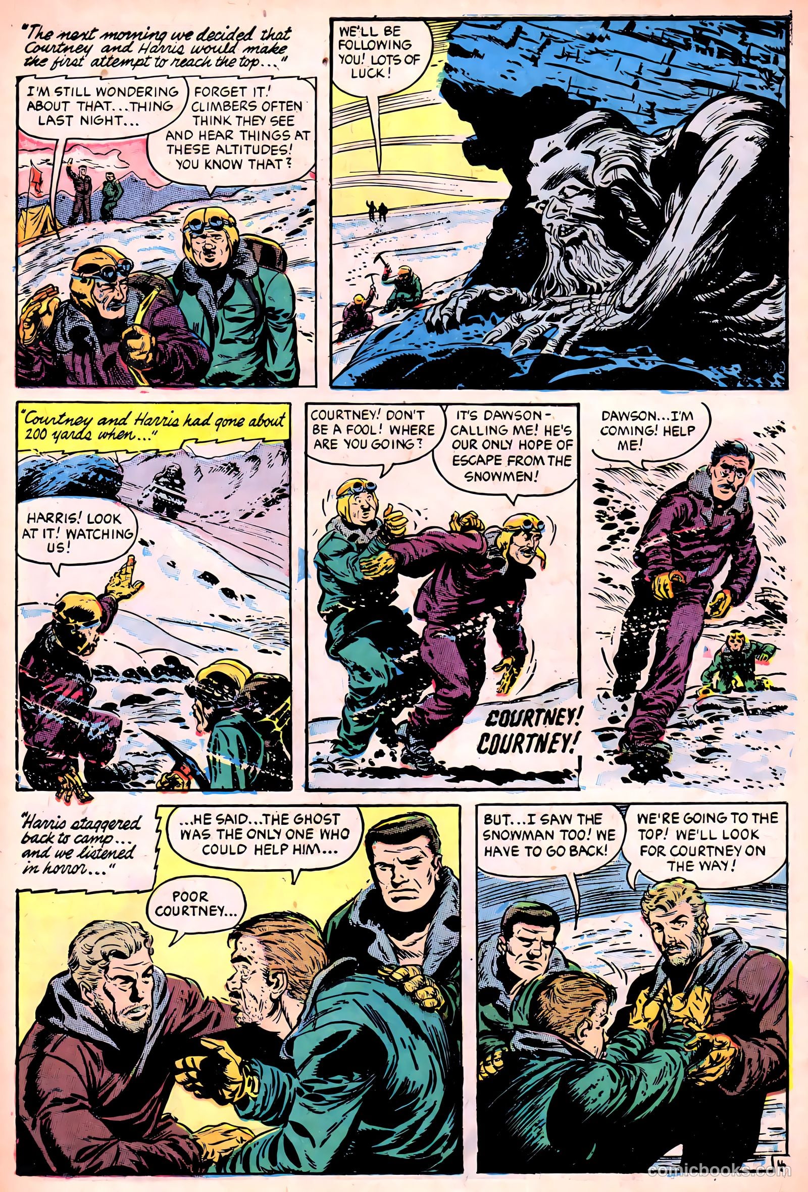 Ghost Comics #11 (1954, Fiction House) — page 7 of 36