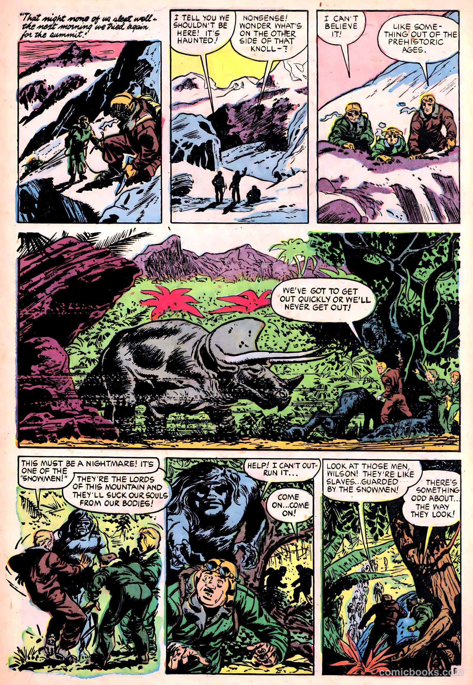 Ghost Comics #11 (1954, Fiction House) — page 8 of 36