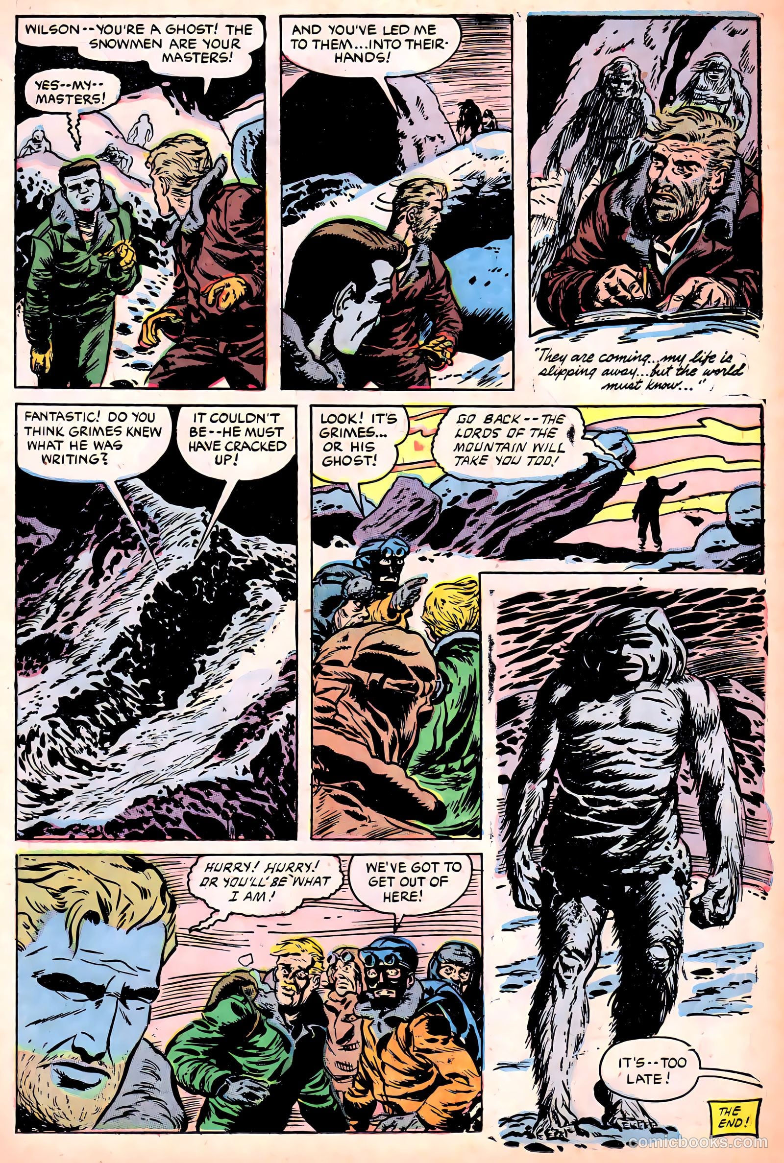 Ghost Comics #11 (1954, Fiction House) — page 11 of 36