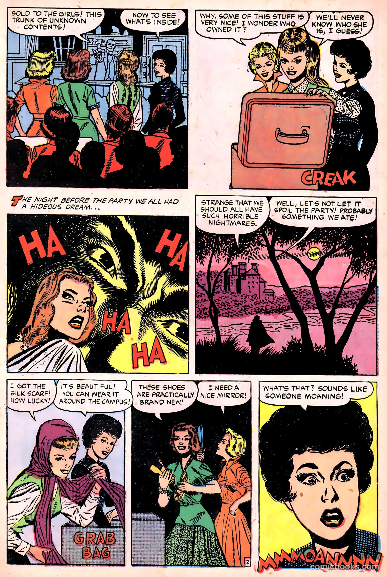 Ghost Comics #11 (1954, Fiction House) — page 13 of 36