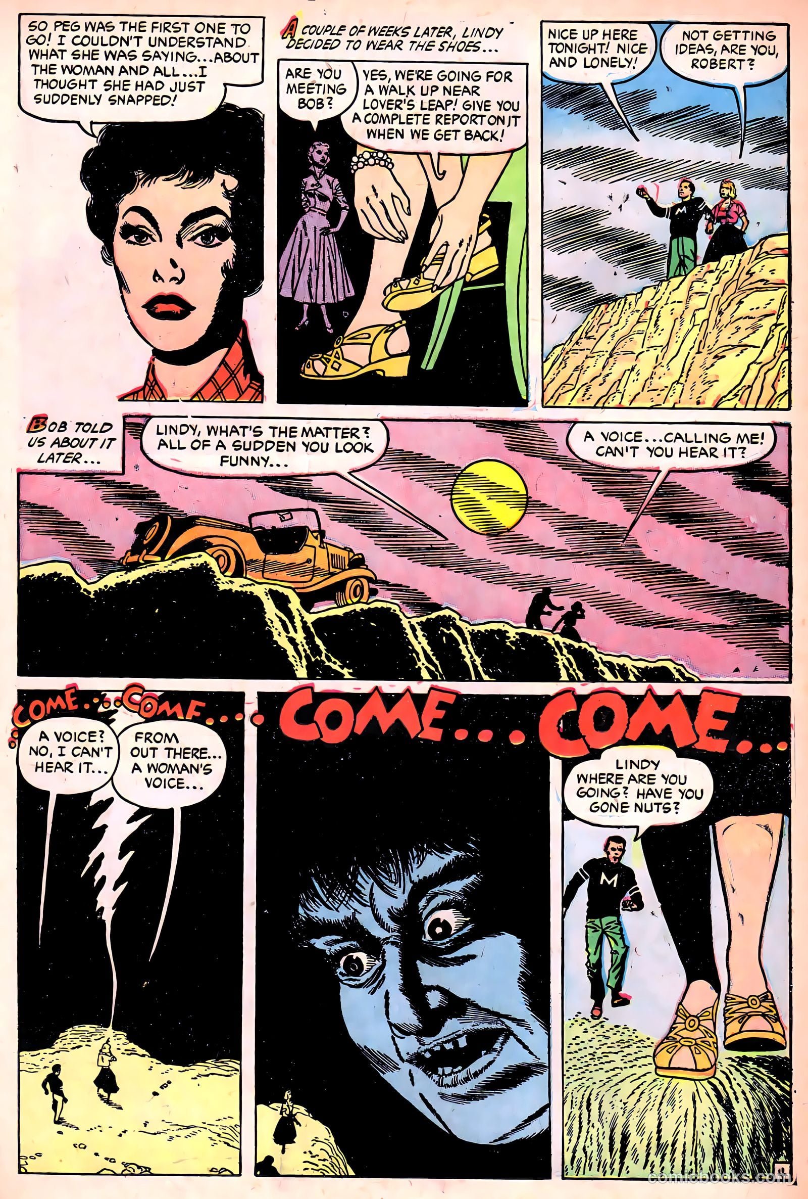 Ghost Comics #11 (1954, Fiction House) — page 15 of 36