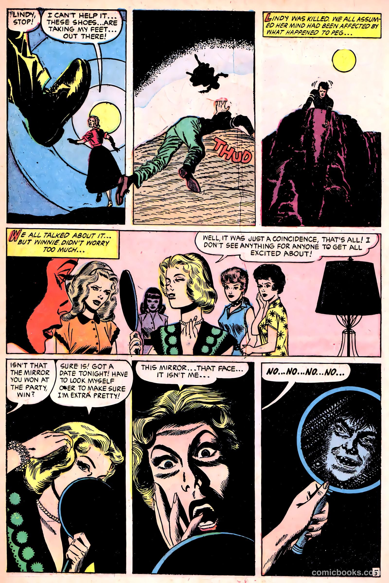 Ghost Comics #11 (1954, Fiction House) — page 16 of 36