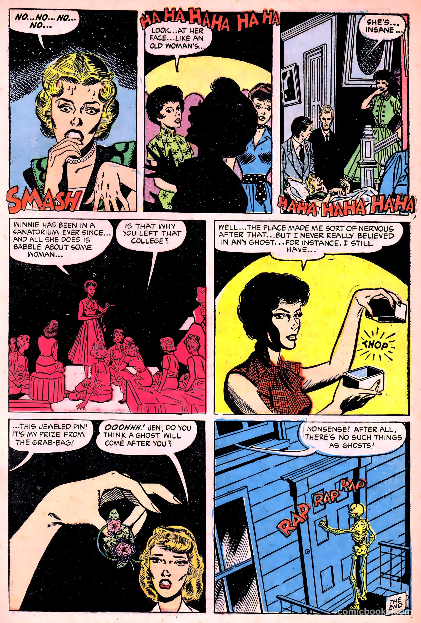 Ghost Comics #11 (1954, Fiction House) — page 17 of 36