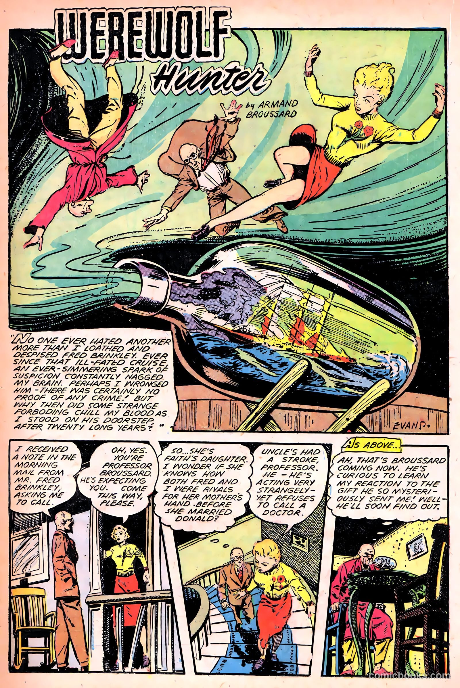 Ghost Comics #11 (1954, Fiction House) — page 20 of 36