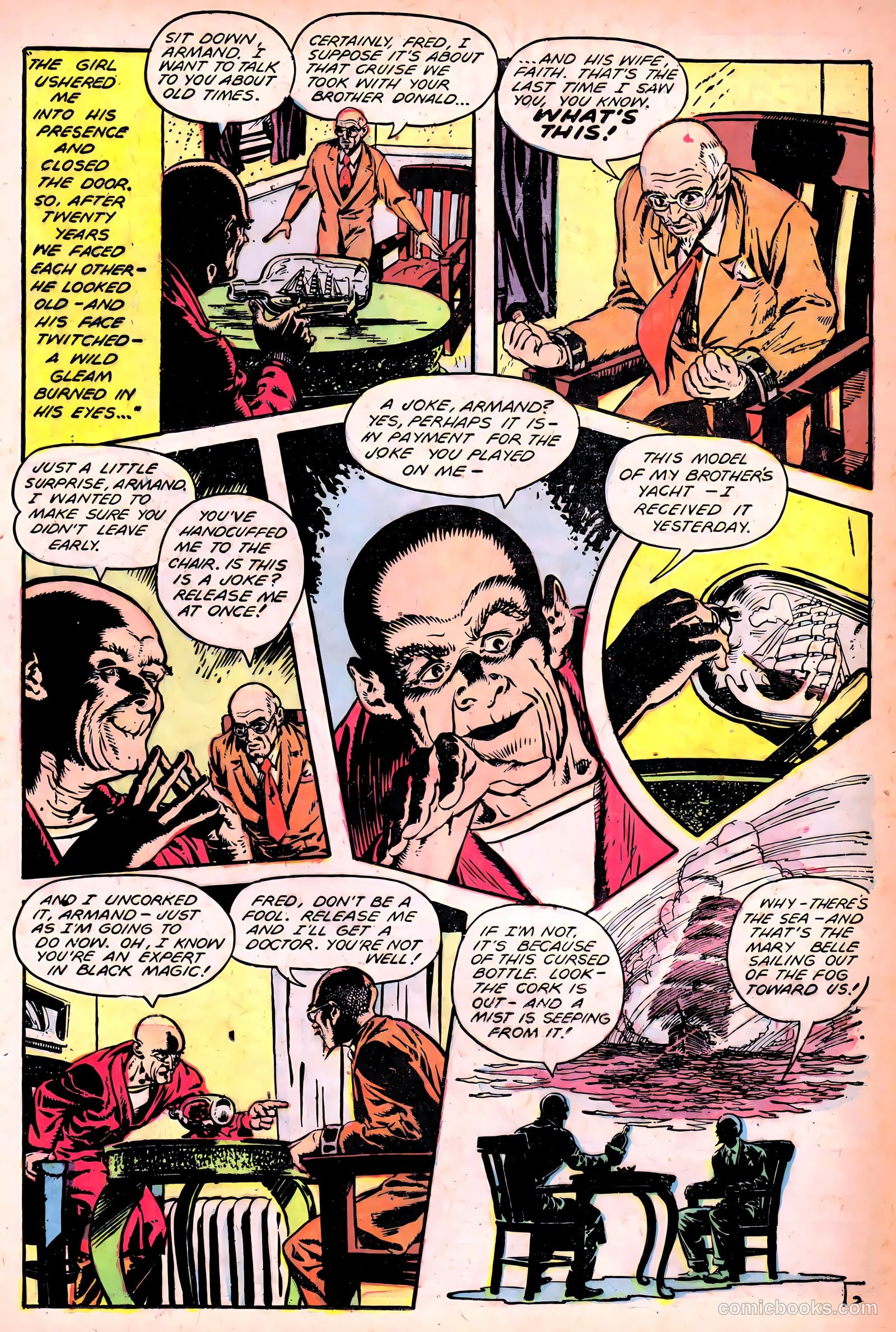 Ghost Comics #11 (1954, Fiction House) — page 21 of 36