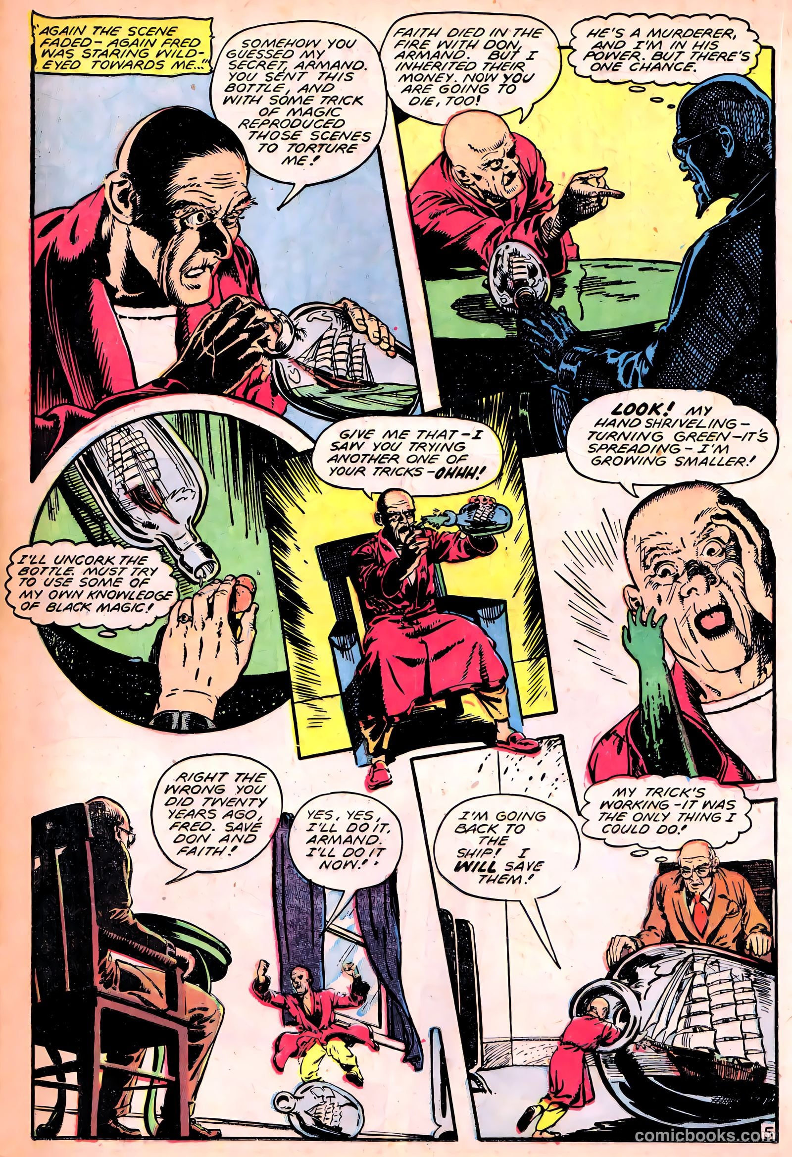 Ghost Comics #11 (1954, Fiction House) — page 24 of 36