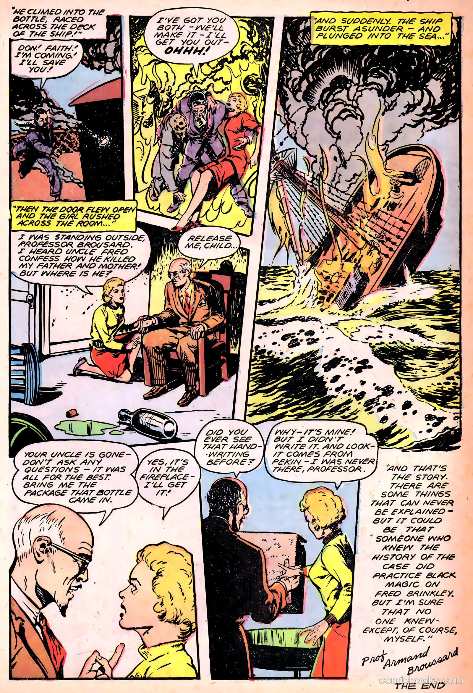 Ghost Comics #11 (1954, Fiction House) — page 25 of 36