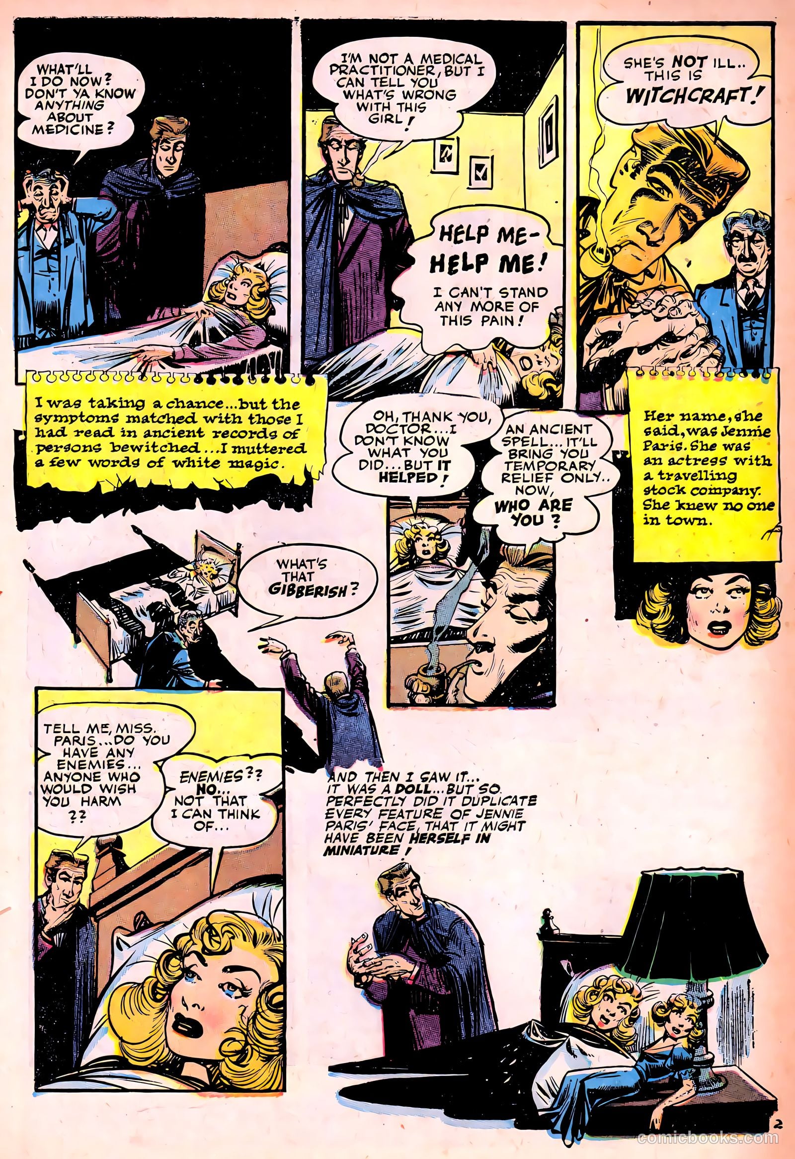 Ghost Comics #11 (1954, Fiction House) — page 27 of 36