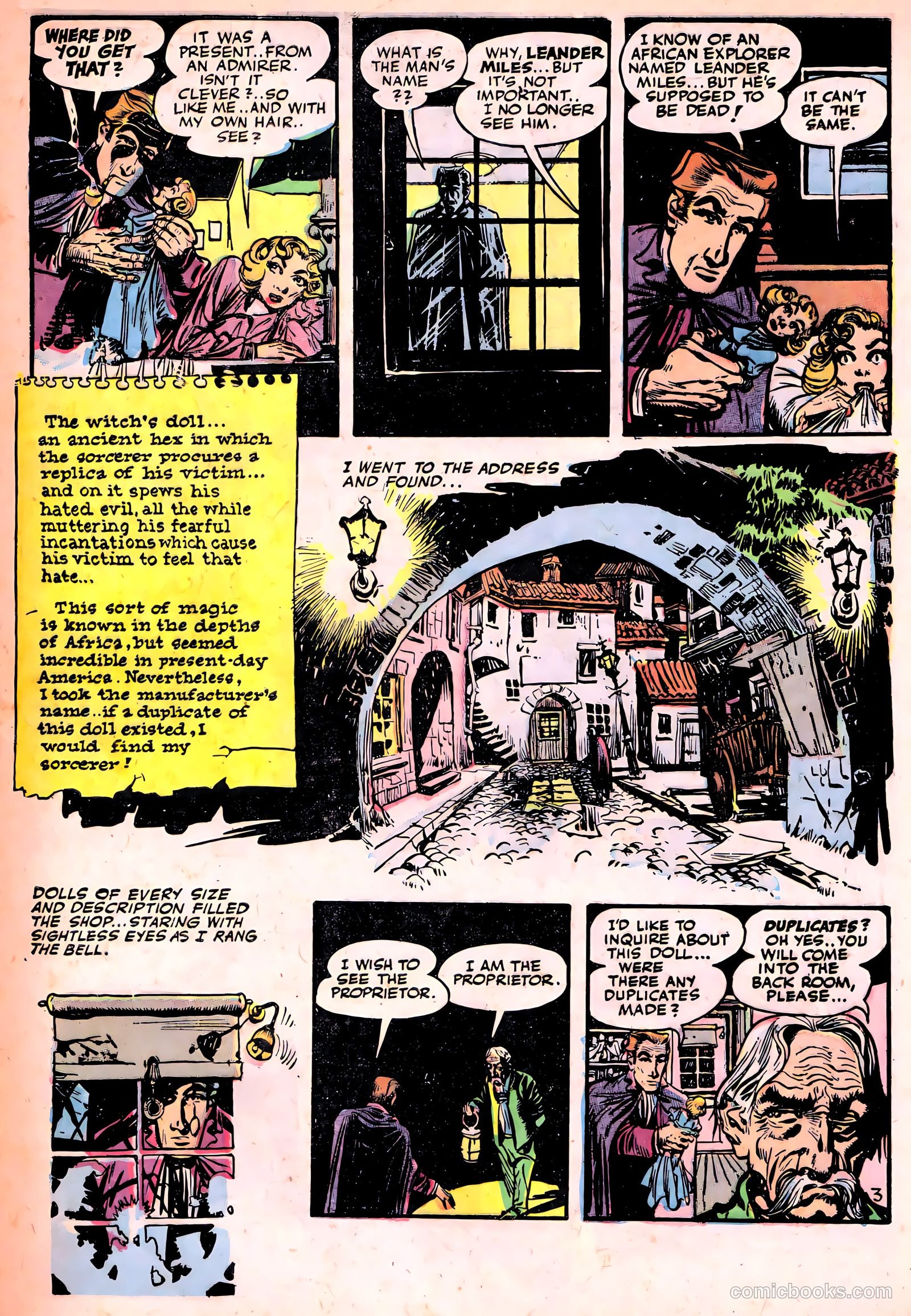 Ghost Comics #11 (1954, Fiction House) — page 28 of 36
