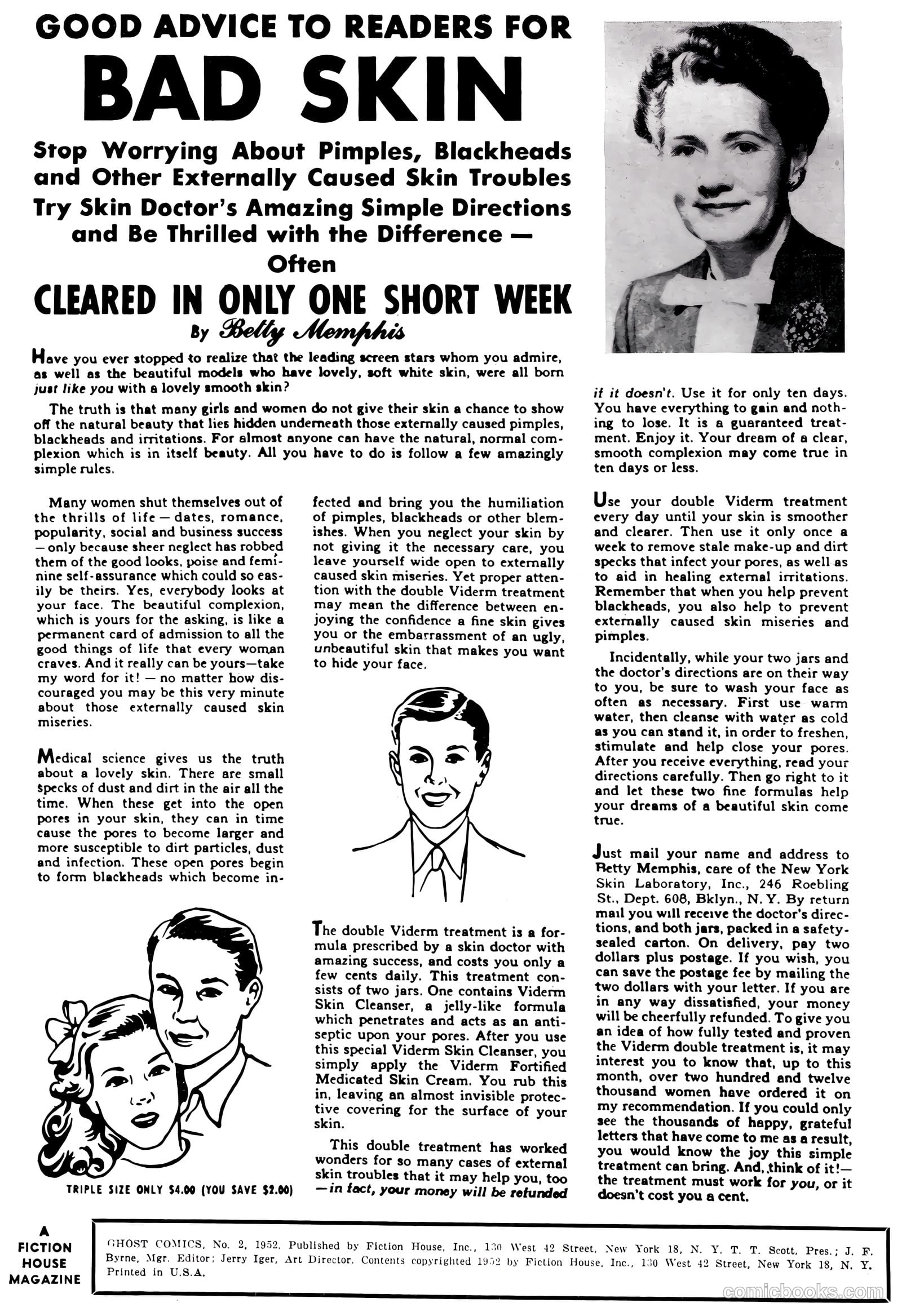 Ghost Comics #2 (1952, Fiction House) — page 2 of 35