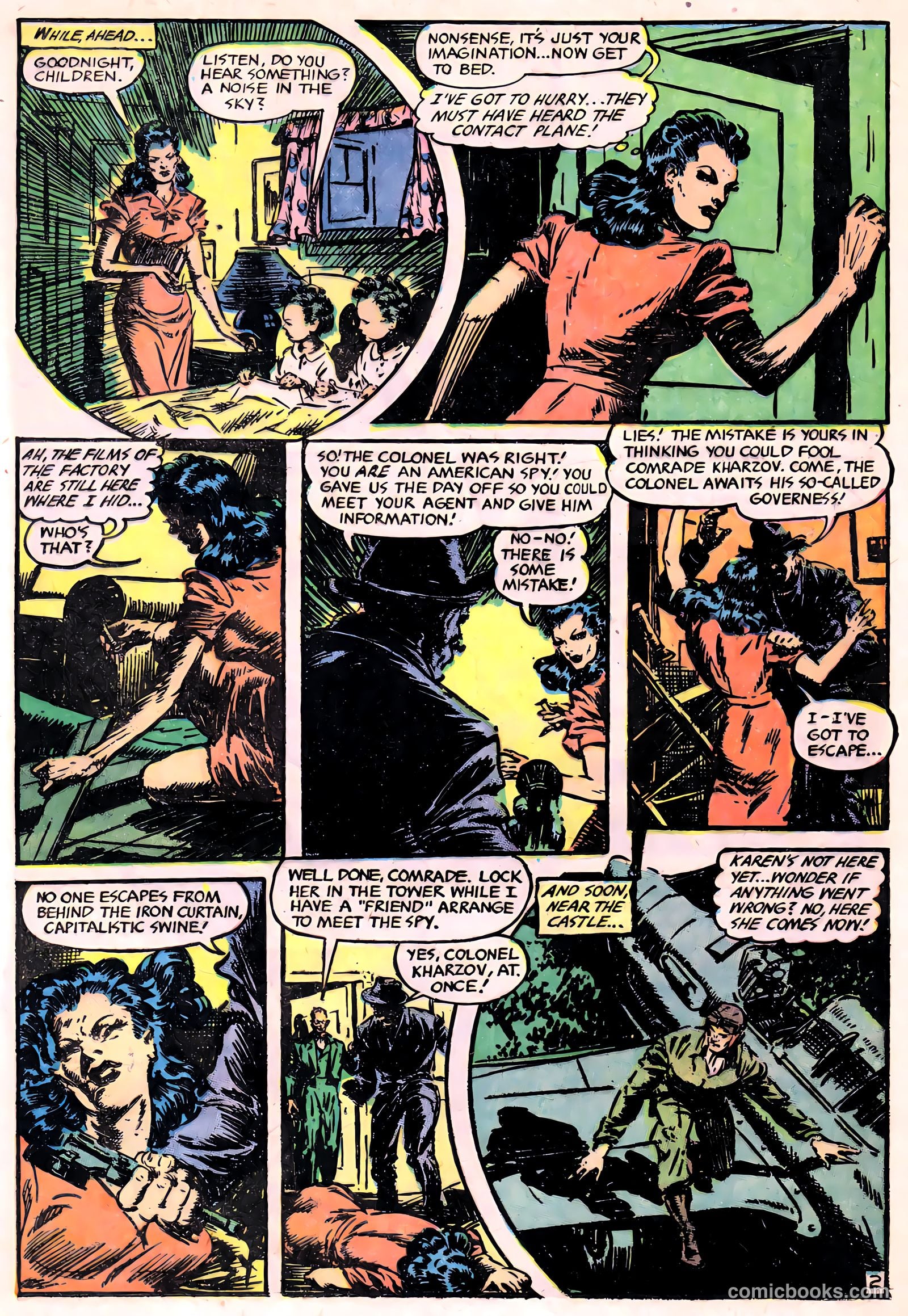Ghost Comics #2 (1952, Fiction House) — page 21 of 35