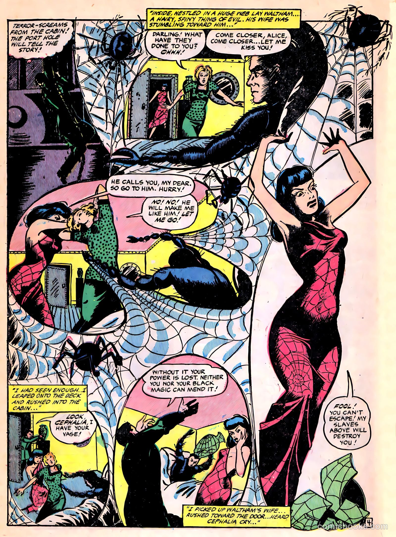 Ghost Comics #3 (1952, Fiction House) — page 16 of 36