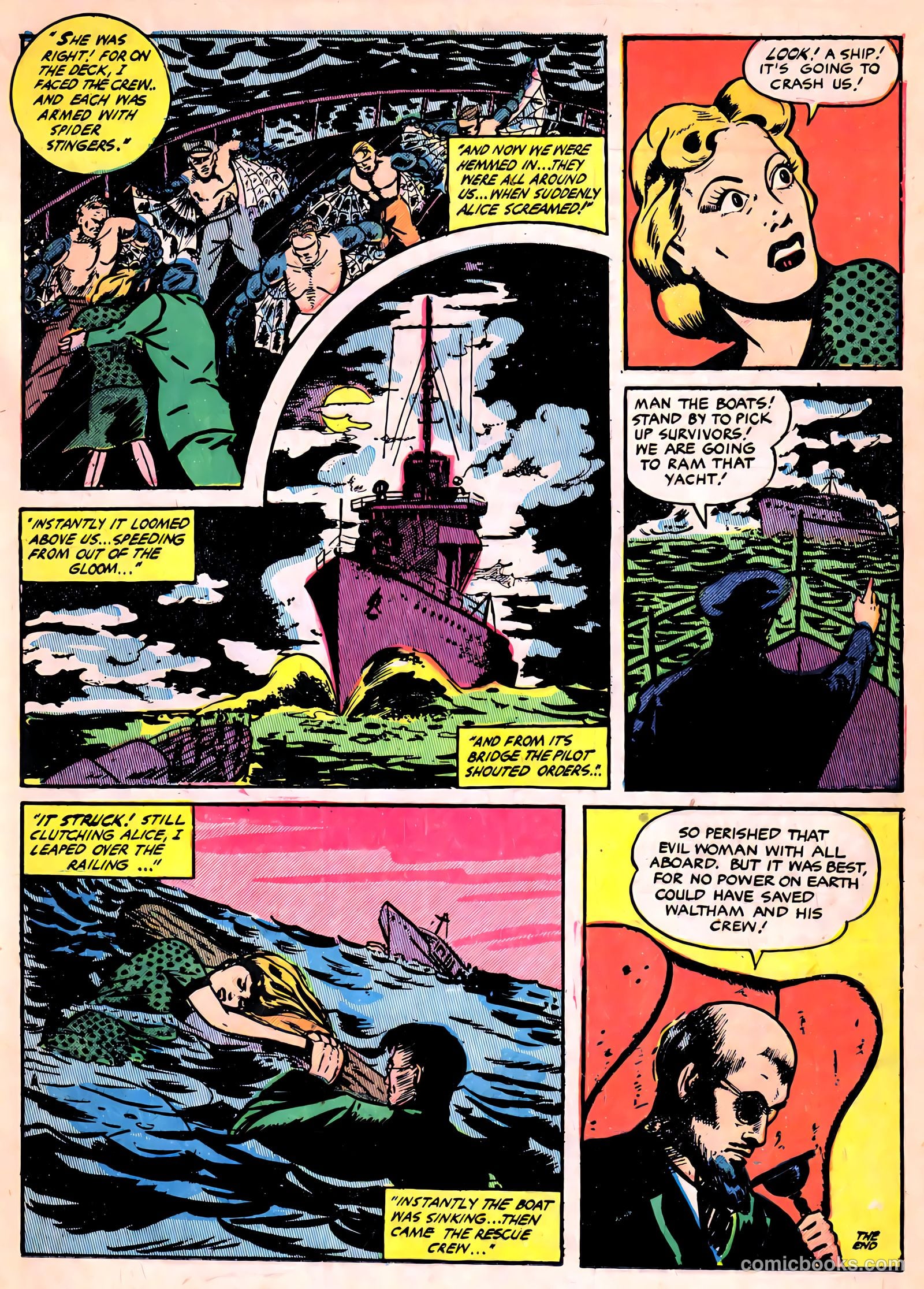 Ghost Comics #3 (1952, Fiction House) — page 17 of 36