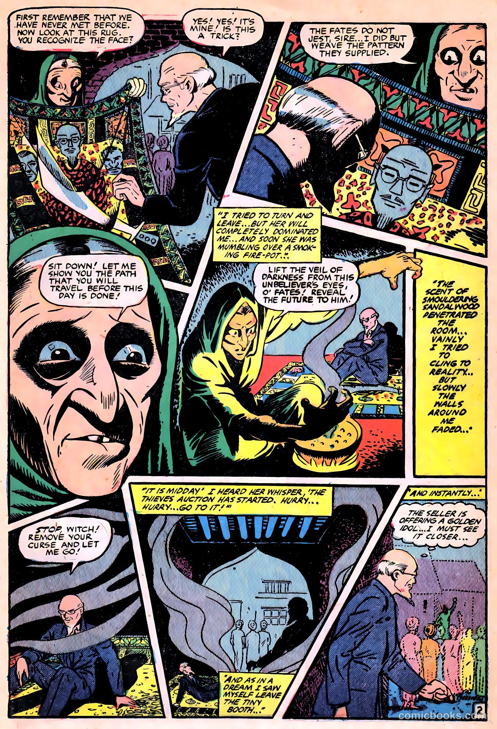 Ghost Comics #3 (1952, Fiction House) — page 21 of 36
