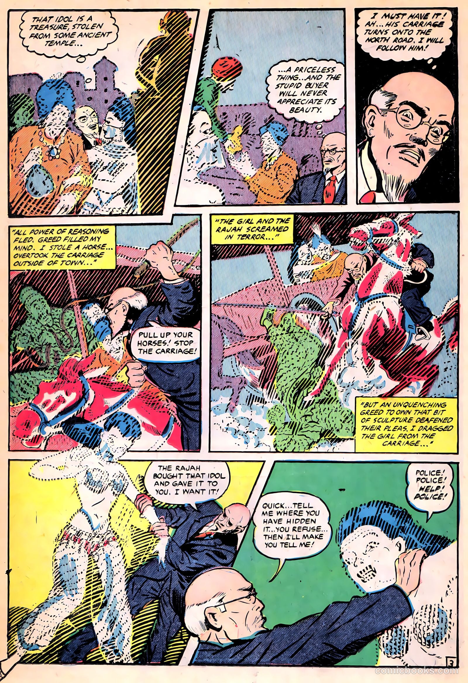 Ghost Comics #3 (1952, Fiction House) — page 22 of 36