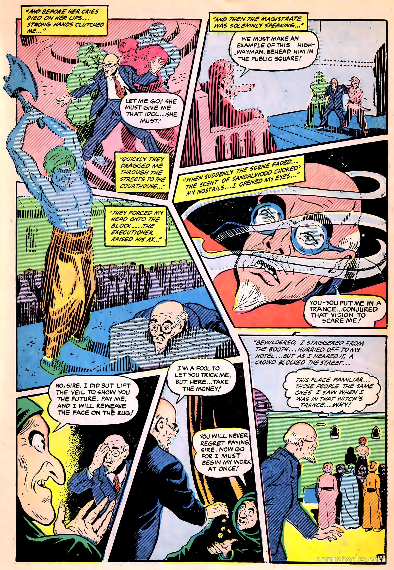 Ghost Comics #3 (1952, Fiction House) — page 23 of 36