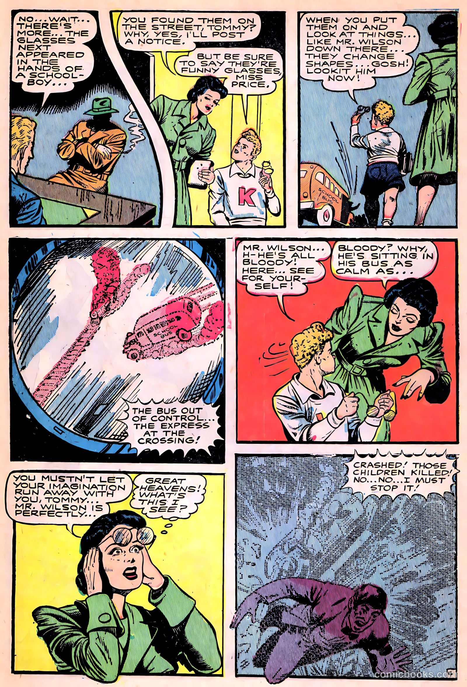 Ghost Comics #3 (1952, Fiction House) — page 28 of 36