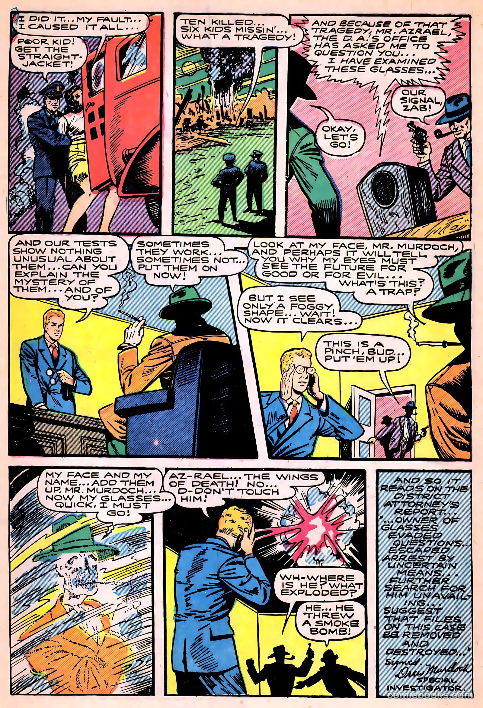 Ghost Comics #3 (1952, Fiction House) — page 33 of 36