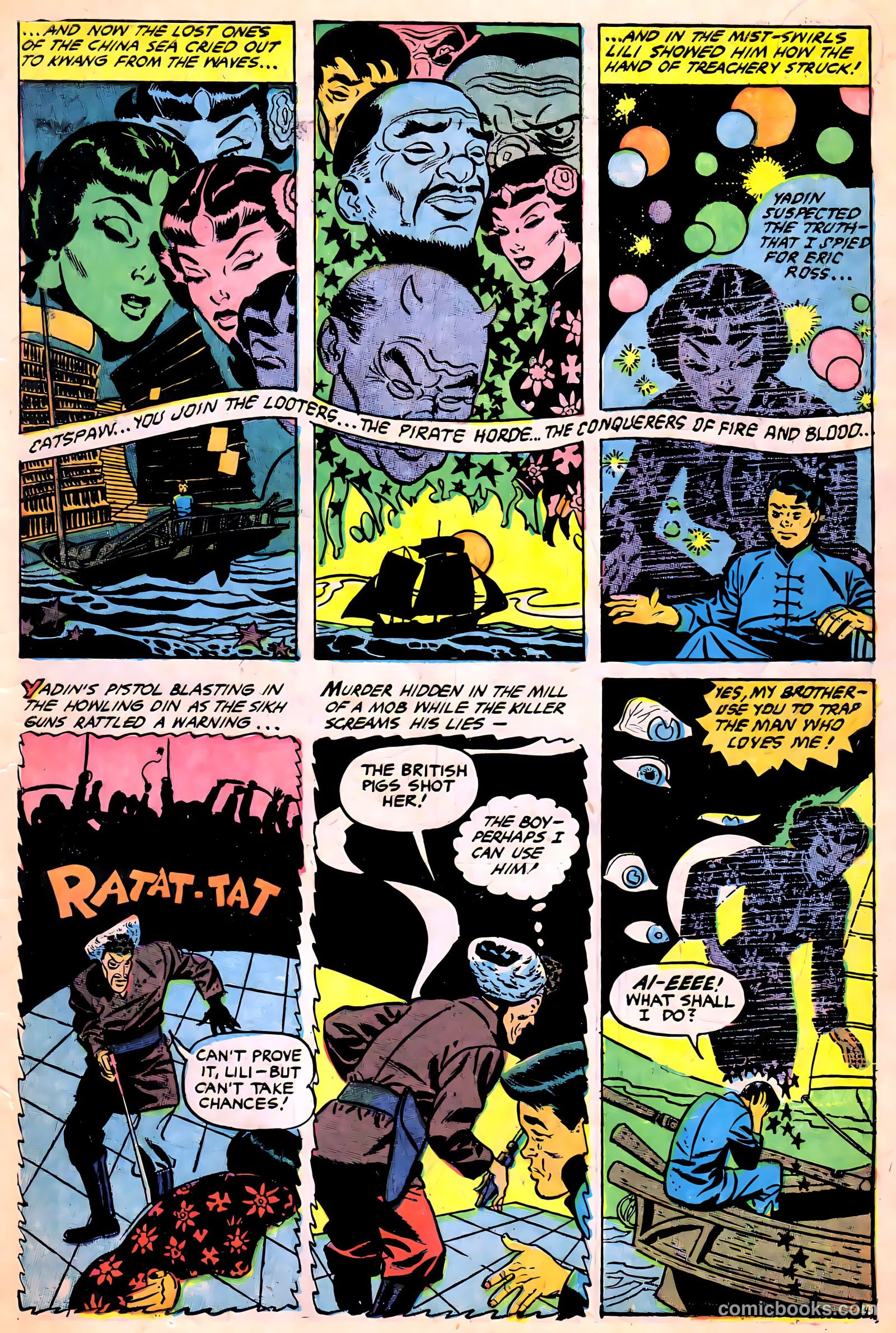 Ghost Comics #4 (1952, Fiction House) — page 7 of 36