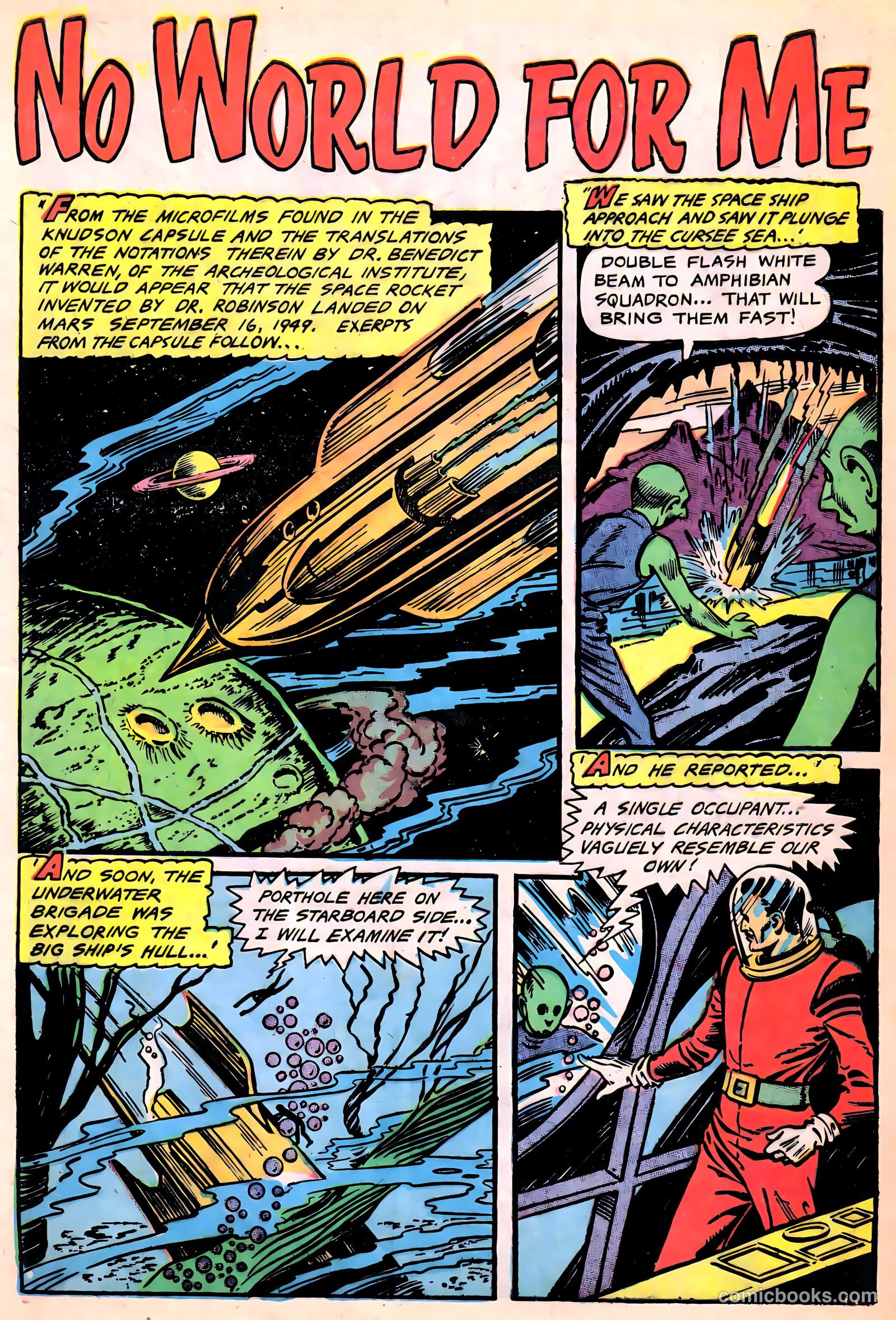 Ghost Comics #4 (1952, Fiction House) — page 9 of 36