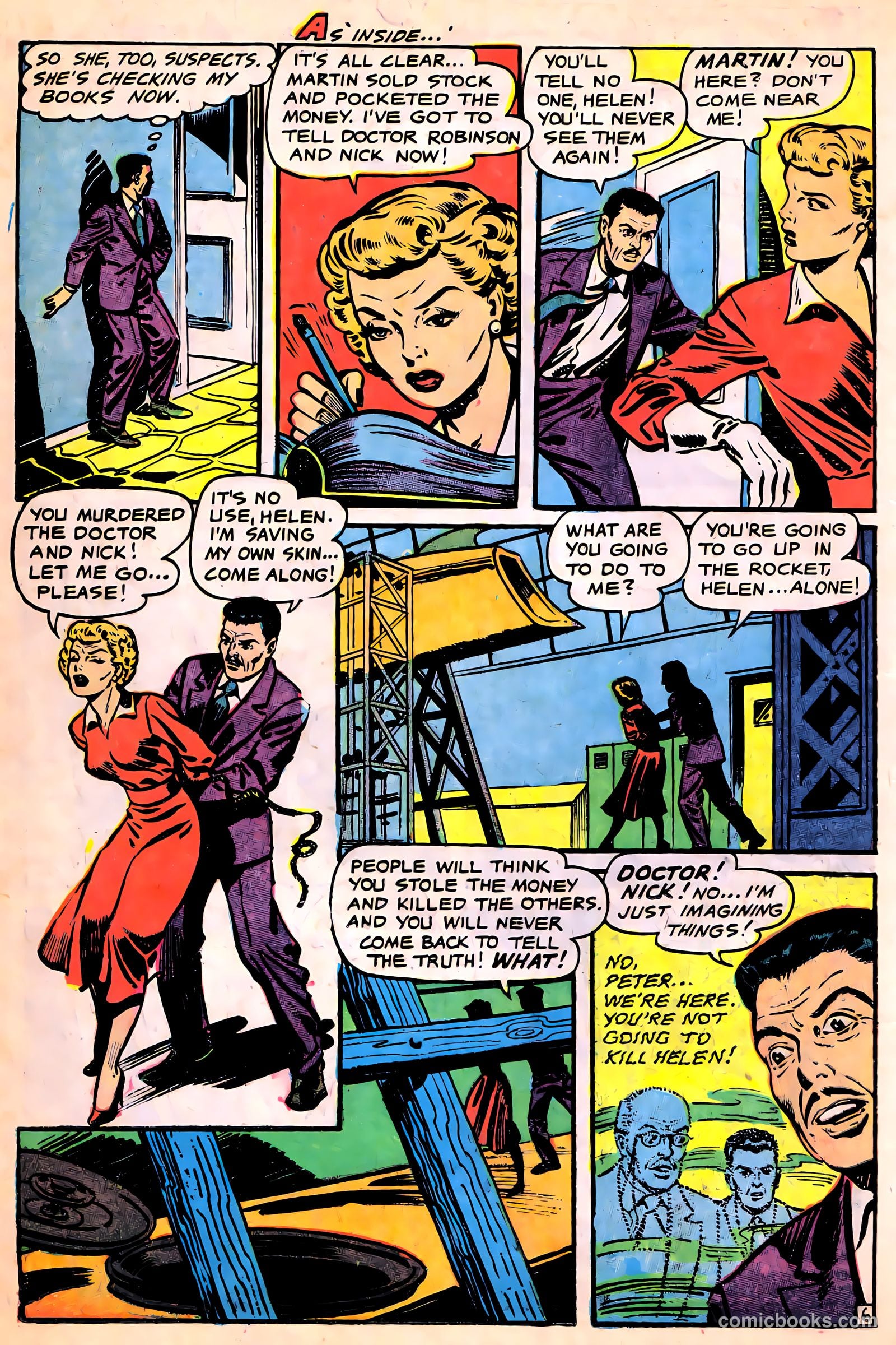 Ghost Comics #4 (1952, Fiction House) — page 14 of 36