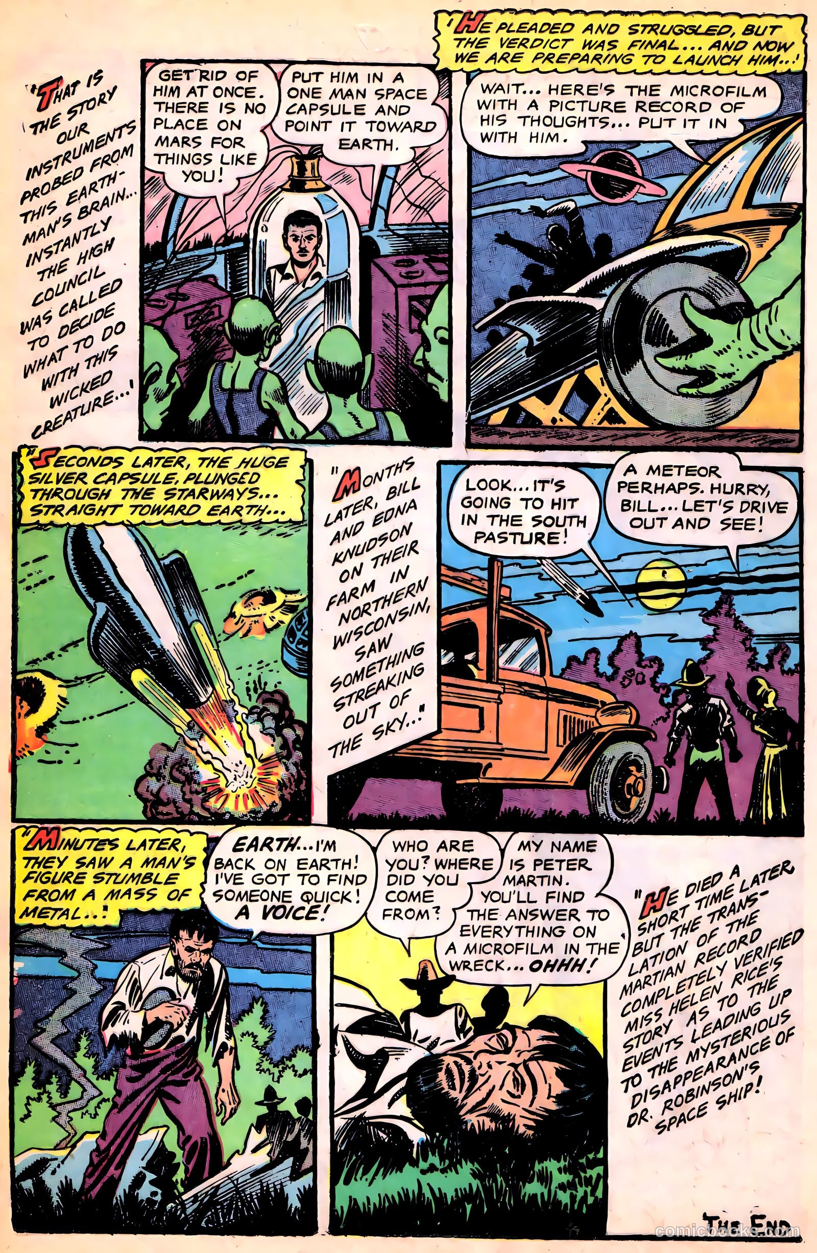 Ghost Comics #4 (1952, Fiction House) — page 16 of 36