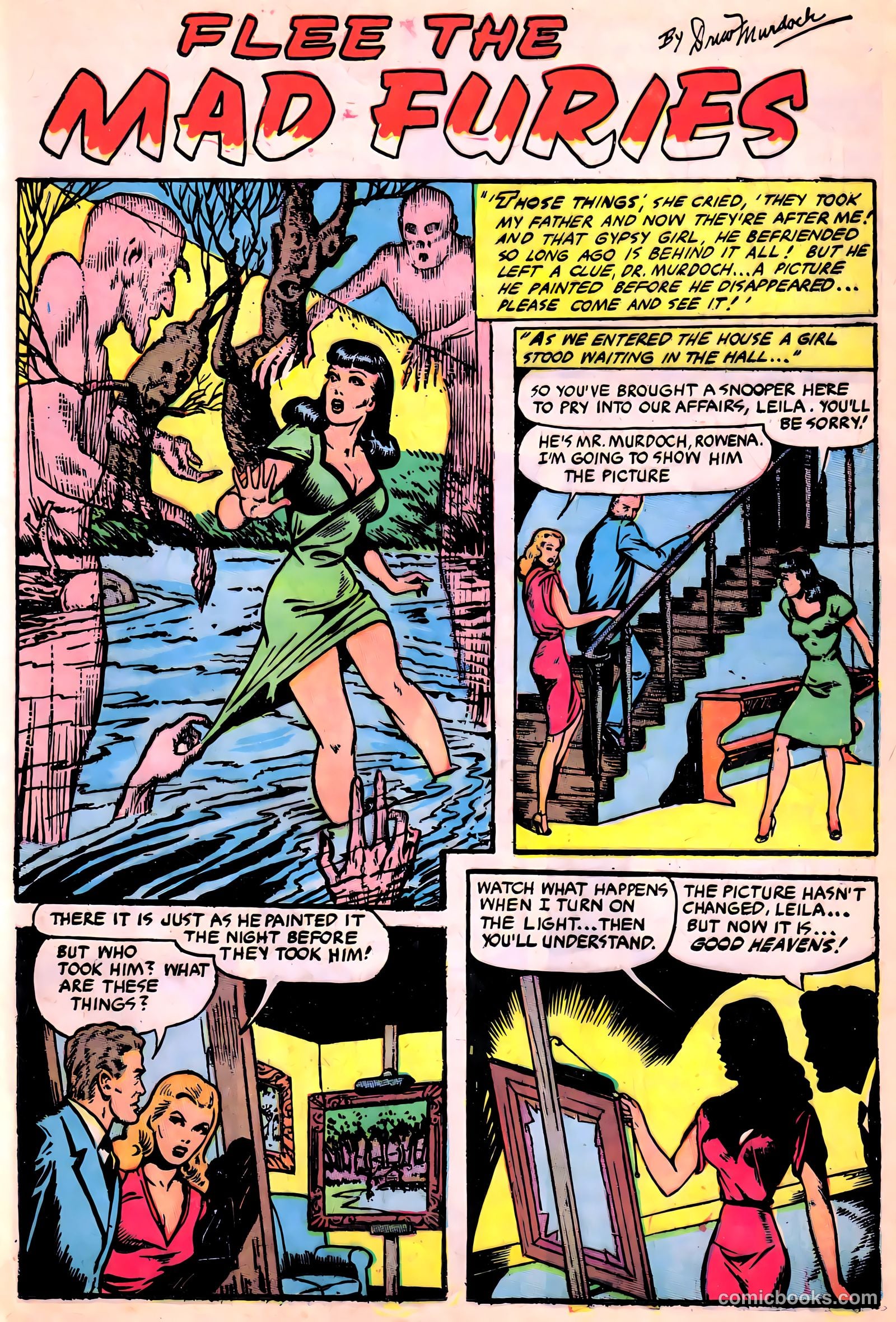 Ghost Comics #4 (1952, Fiction House) — page 21 of 36