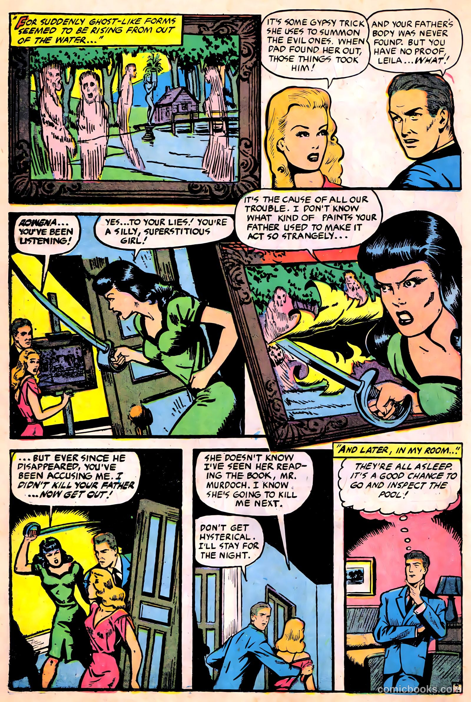 Ghost Comics #4 (1952, Fiction House) — page 22 of 36