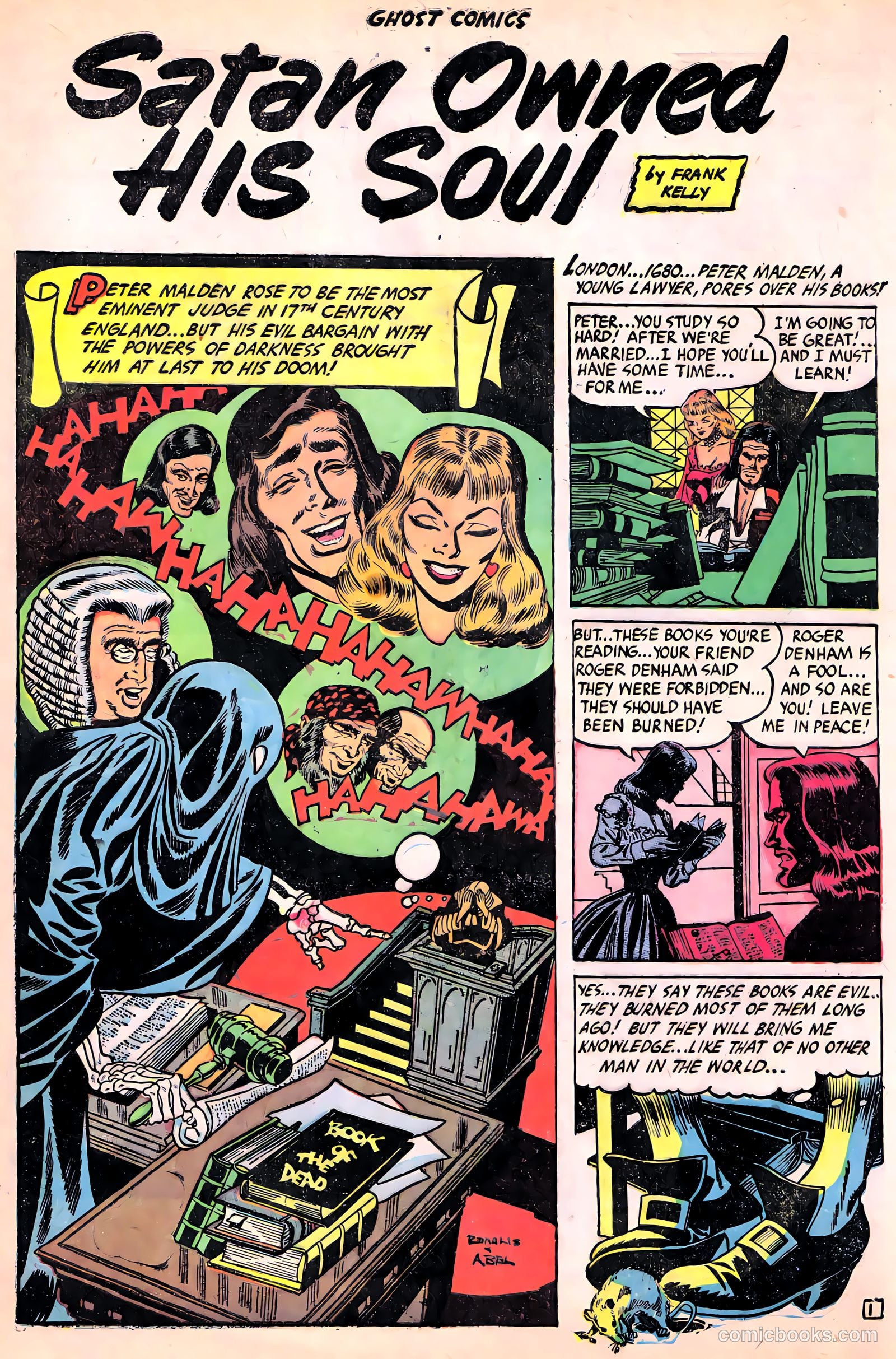 Ghost Comics #5 (1952, Fiction House) — page 4 of 36