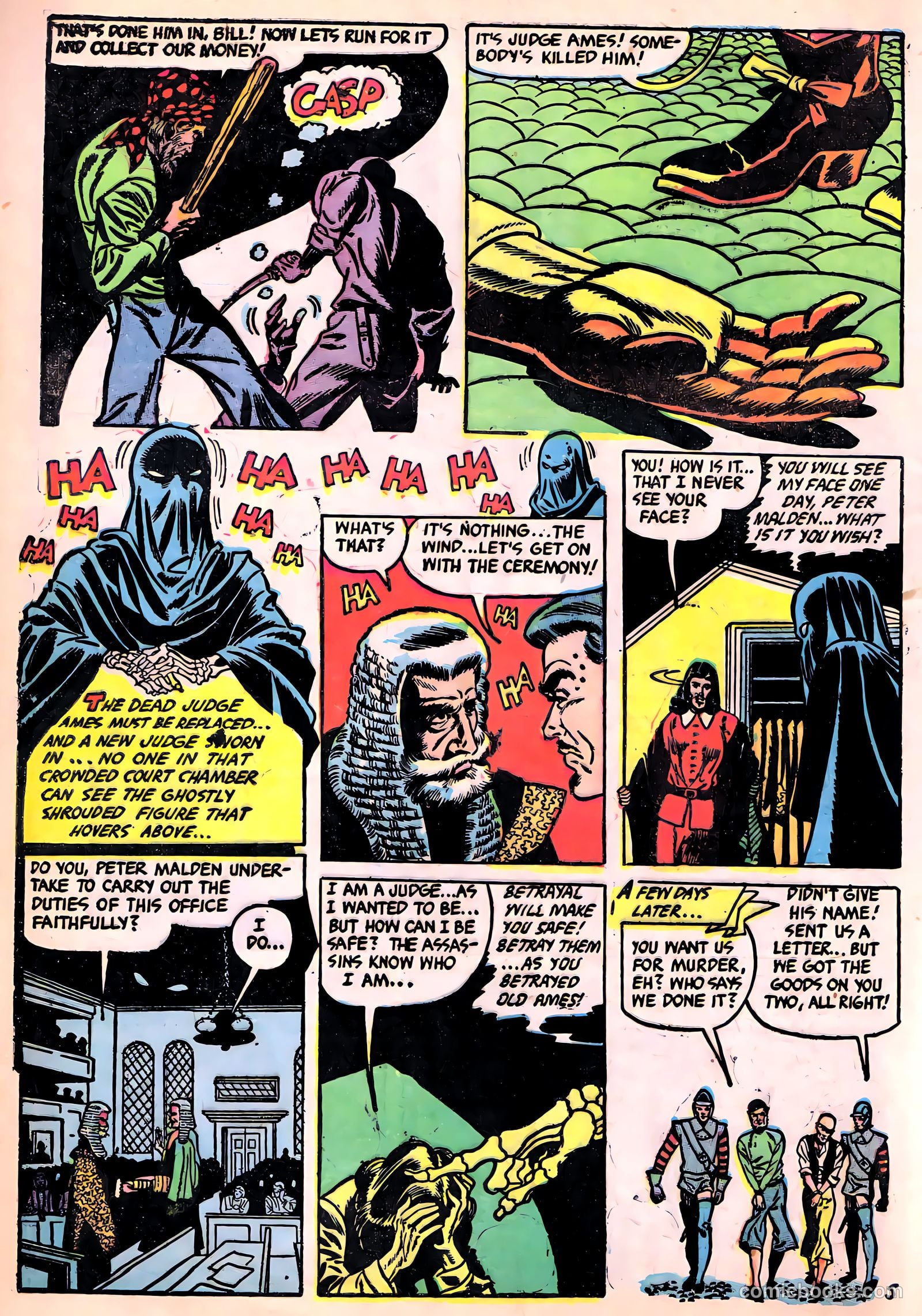 Ghost Comics #5 (1952, Fiction House) — page 8 of 36