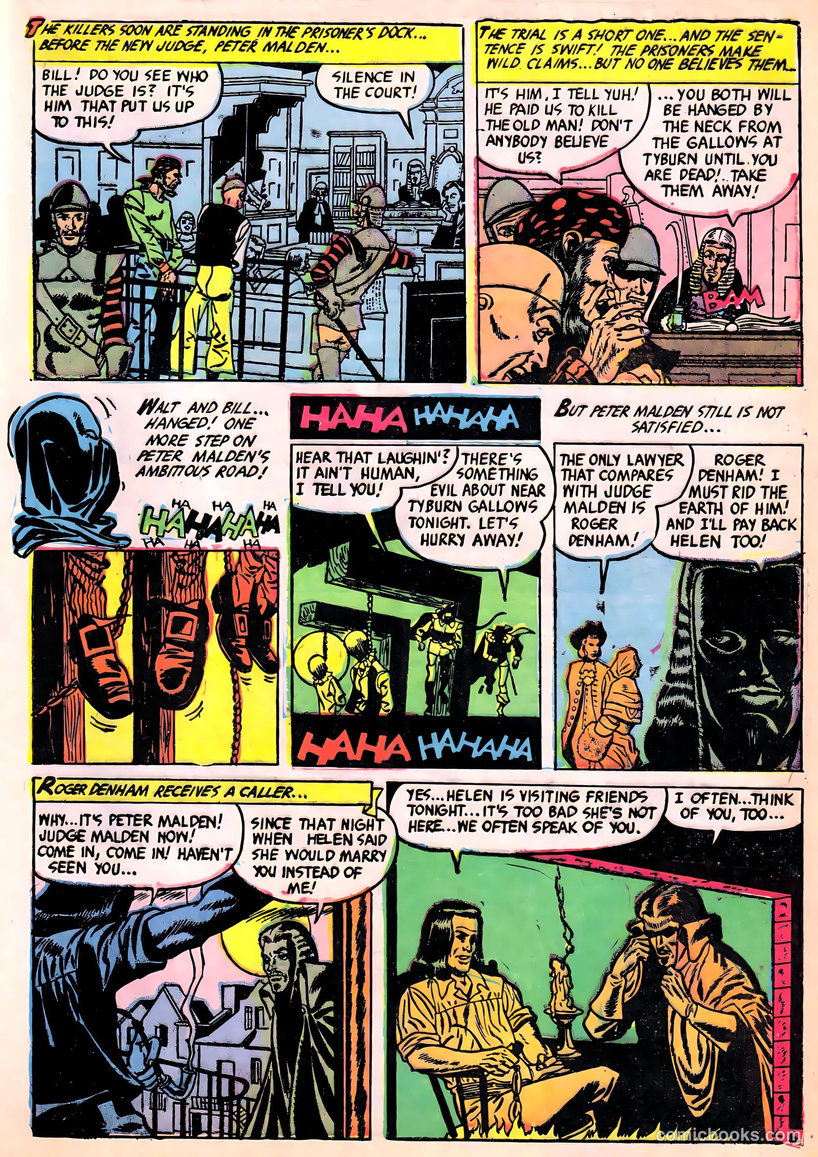 Ghost Comics #5 (1952, Fiction House) — page 9 of 36
