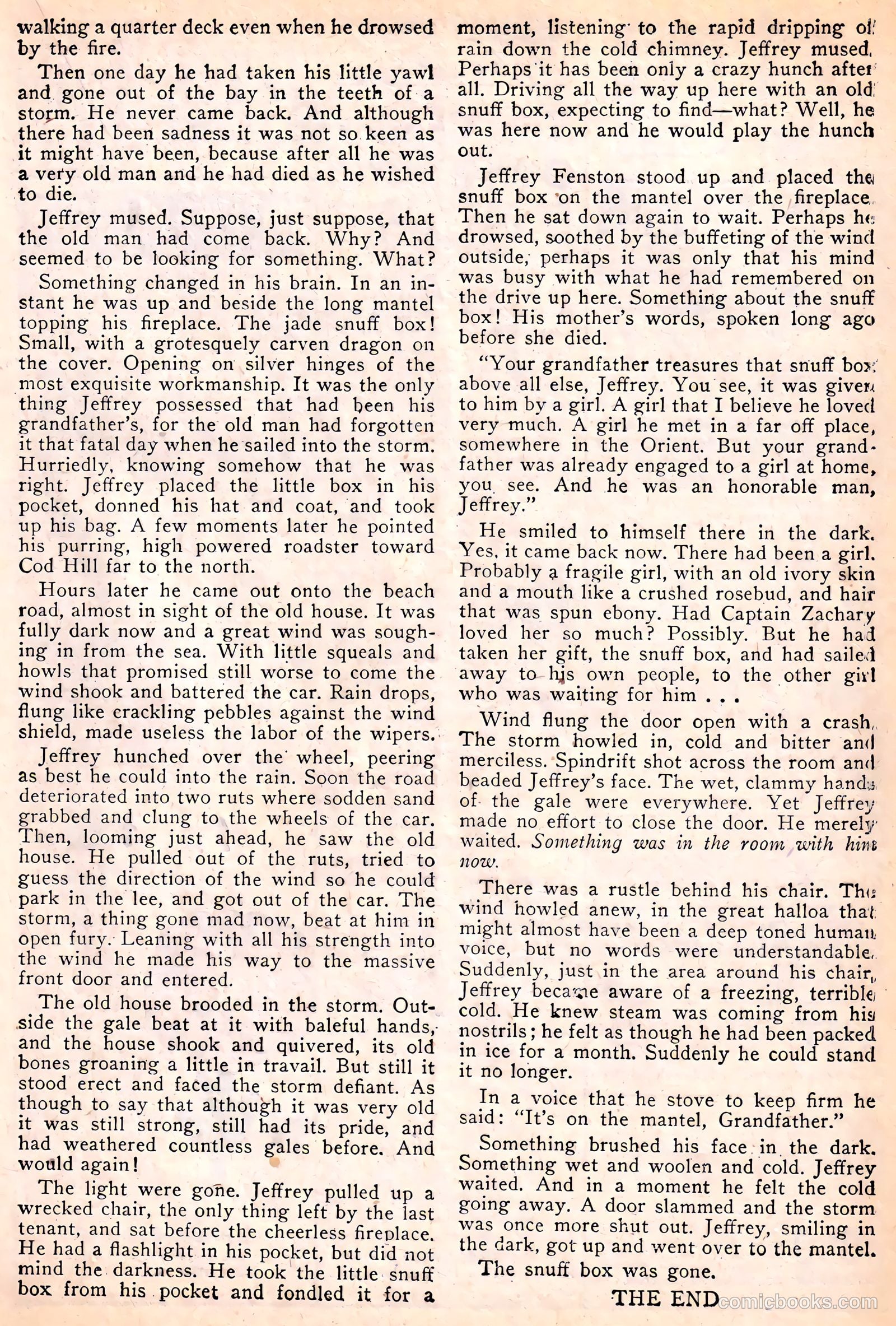 Ghost Comics #5 (1952, Fiction House) — page 17 of 36