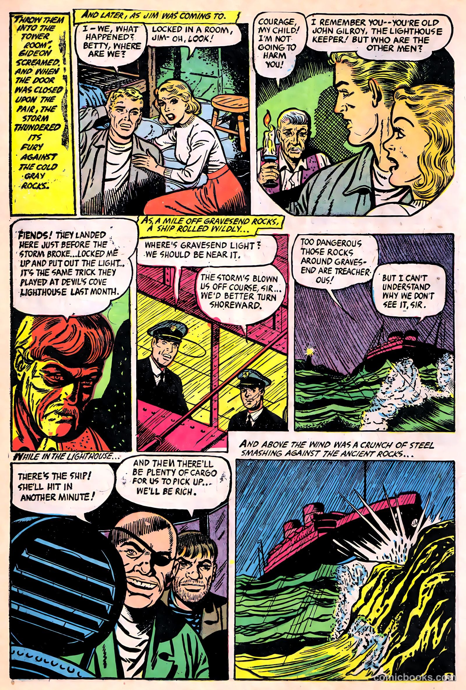 Ghost Comics #5 (1952, Fiction House) — page 22 of 36