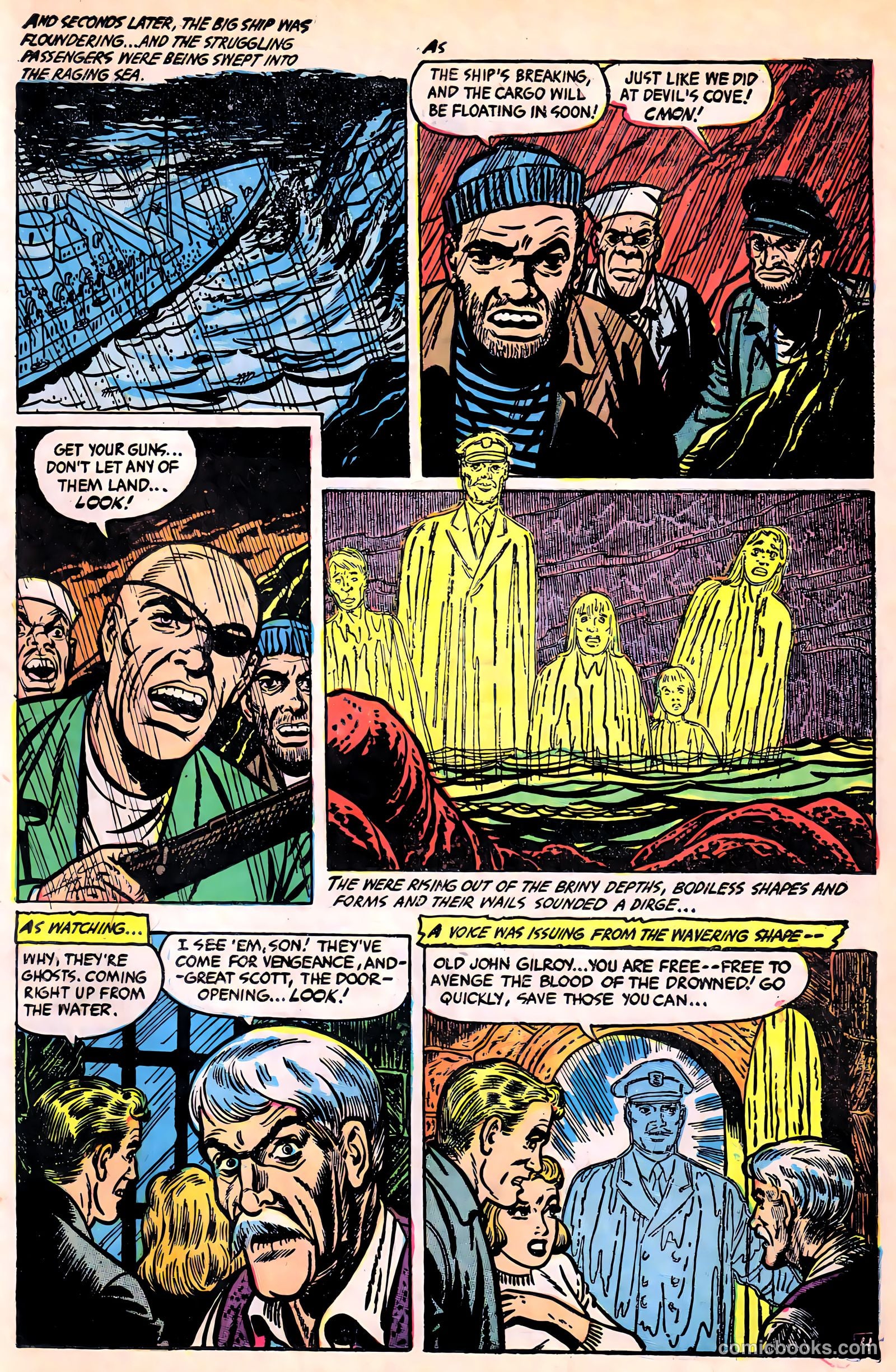 Ghost Comics #5 (1952, Fiction House) — page 23 of 36